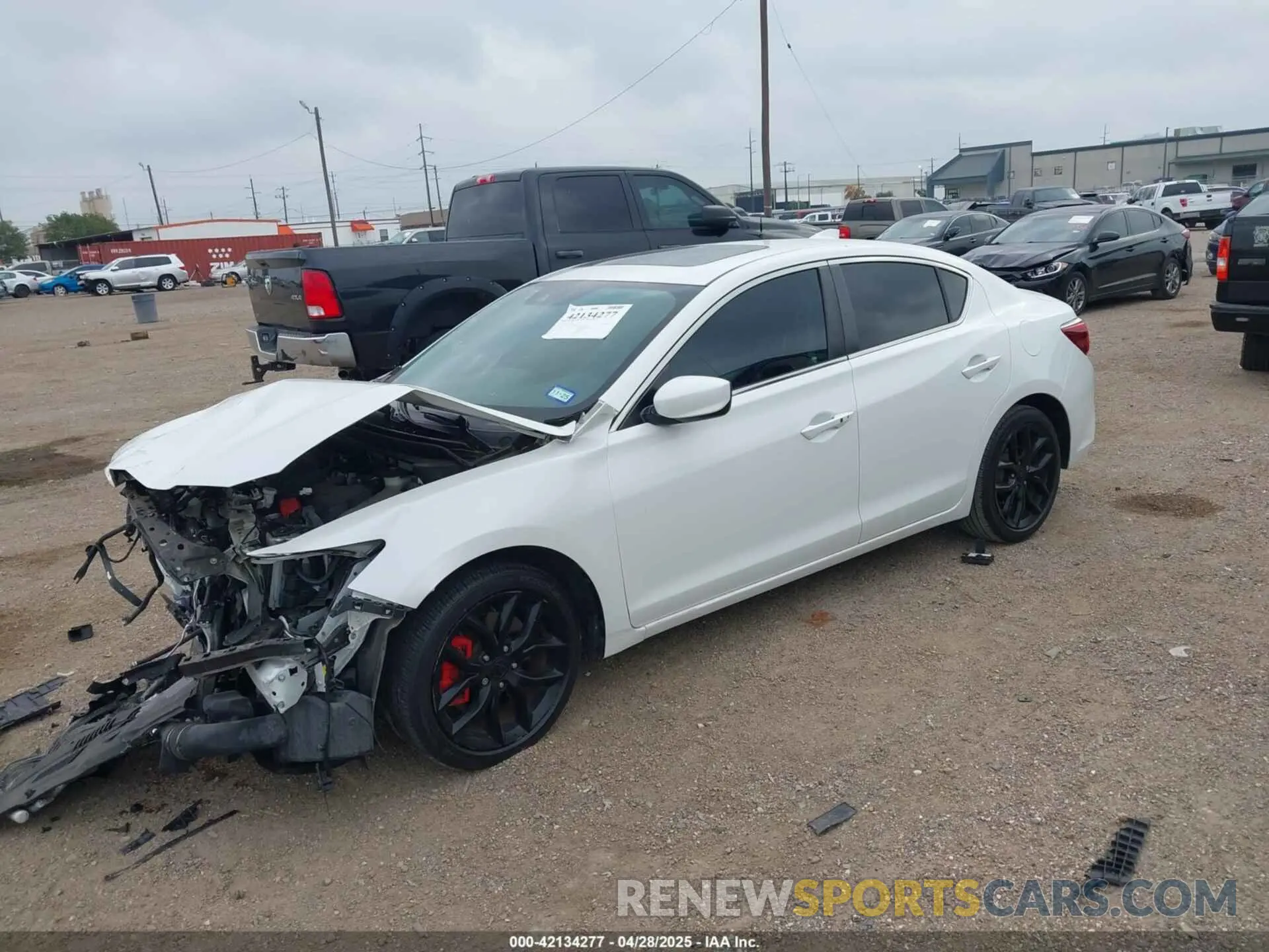 2 fotografías del automóvil dañado 19UDE2F30KA013880 ACURA ILX 2019