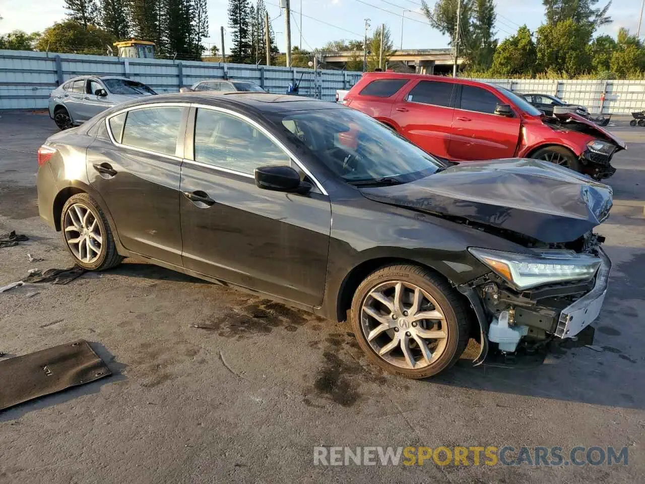 4 fotografías del automóvil dañado 19UDE2F3XKA013045 ACURA ILX 2019