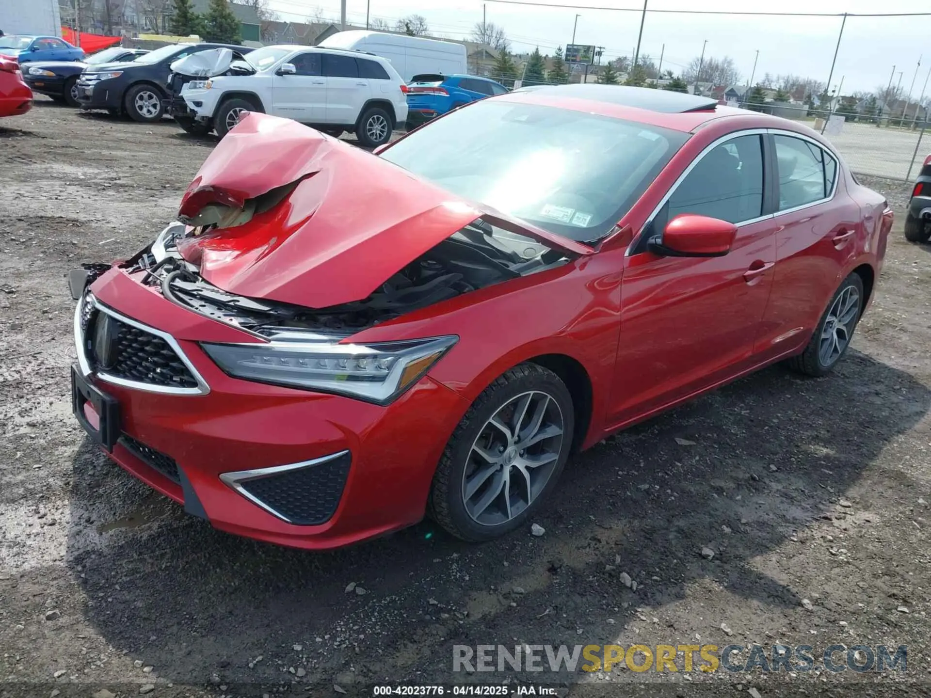 2 fotografías del automóvil dañado 19UDE2F72KA015228 ACURA ILX 2019