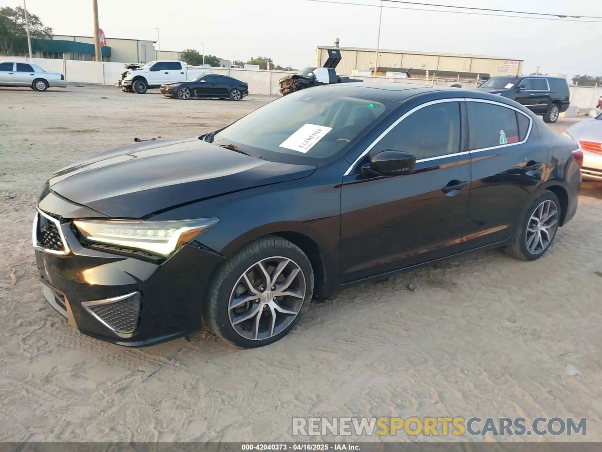 2 fotografías del automóvil dañado 19UDE2F7XKA001786 ACURA ILX 2019