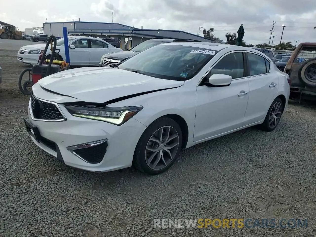 1 fotografías del automóvil dañado 19UDE2F7XKA004638 ACURA ILX 2019