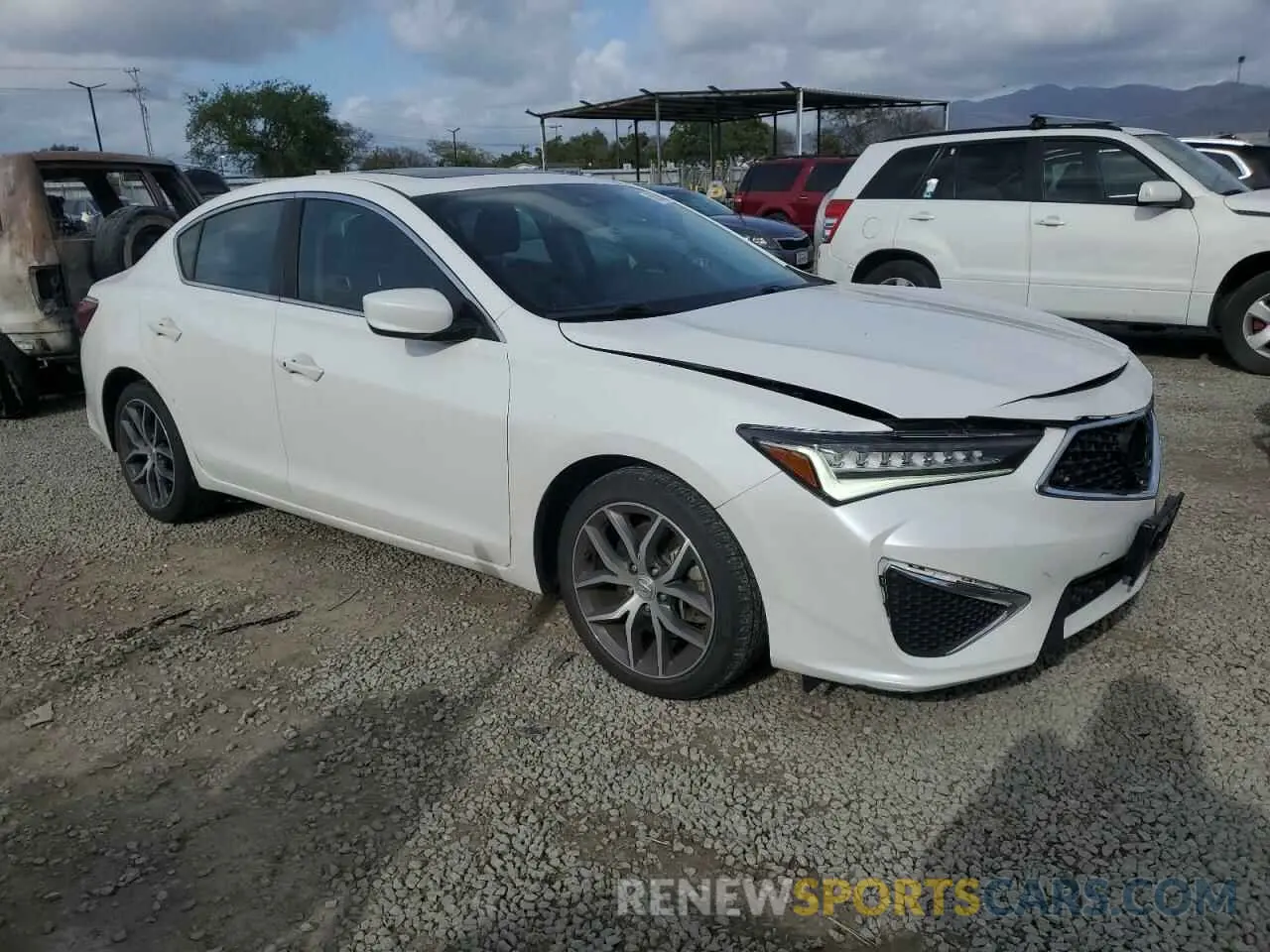 4 fotografías del automóvil dañado 19UDE2F7XKA004638 ACURA ILX 2019