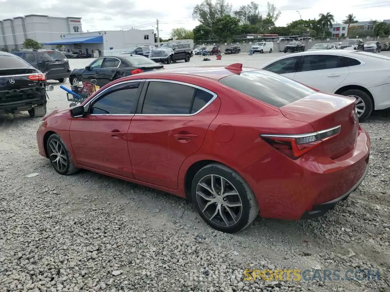 2 fotografías del automóvil dañado 19UDE2F7XKA010911 ACURA ILX 2019