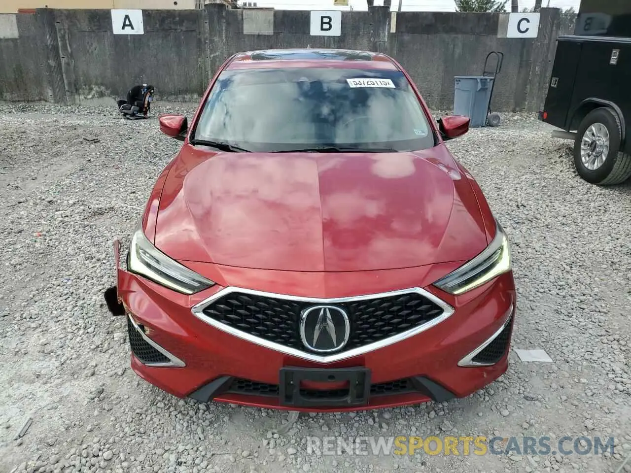 5 fotografías del automóvil dañado 19UDE2F7XKA010911 ACURA ILX 2019