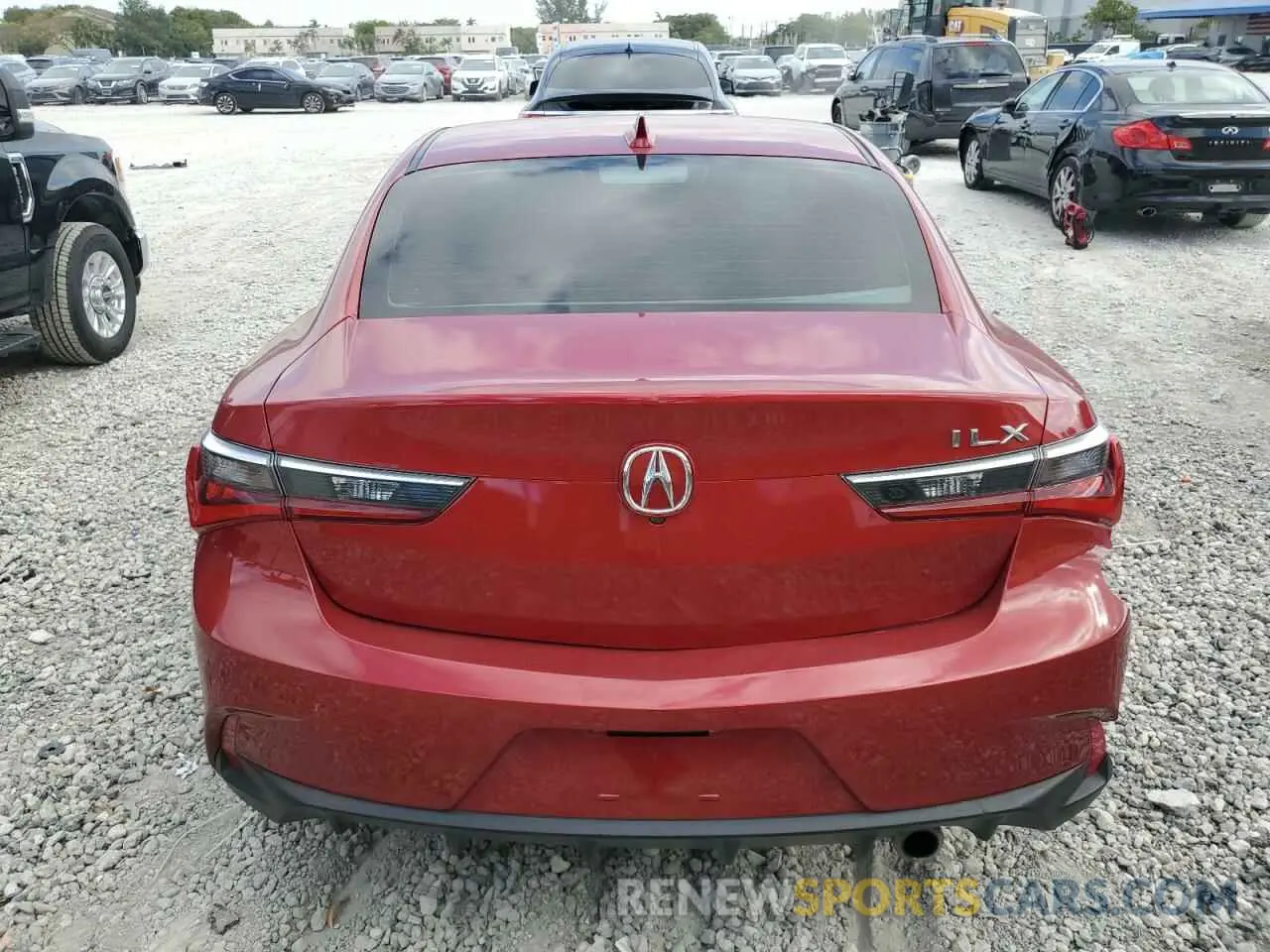 6 fotografías del automóvil dañado 19UDE2F7XKA010911 ACURA ILX 2019
