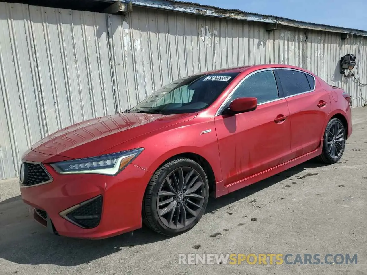 1 fotografías del automóvil dañado 19UDE2F85KA003583 ACURA ILX 2019