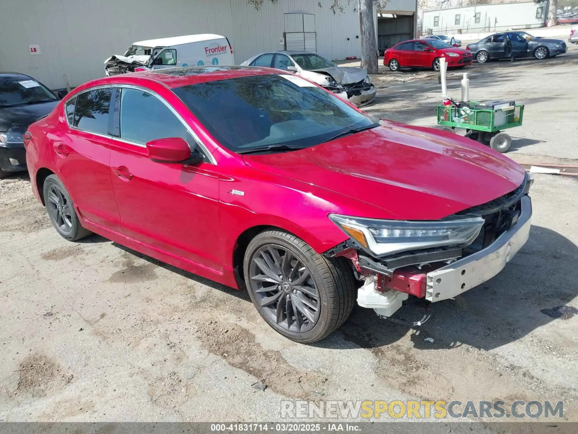 1 fotografías del automóvil dañado 19UDE2F87KA001723 ACURA ILX 2019