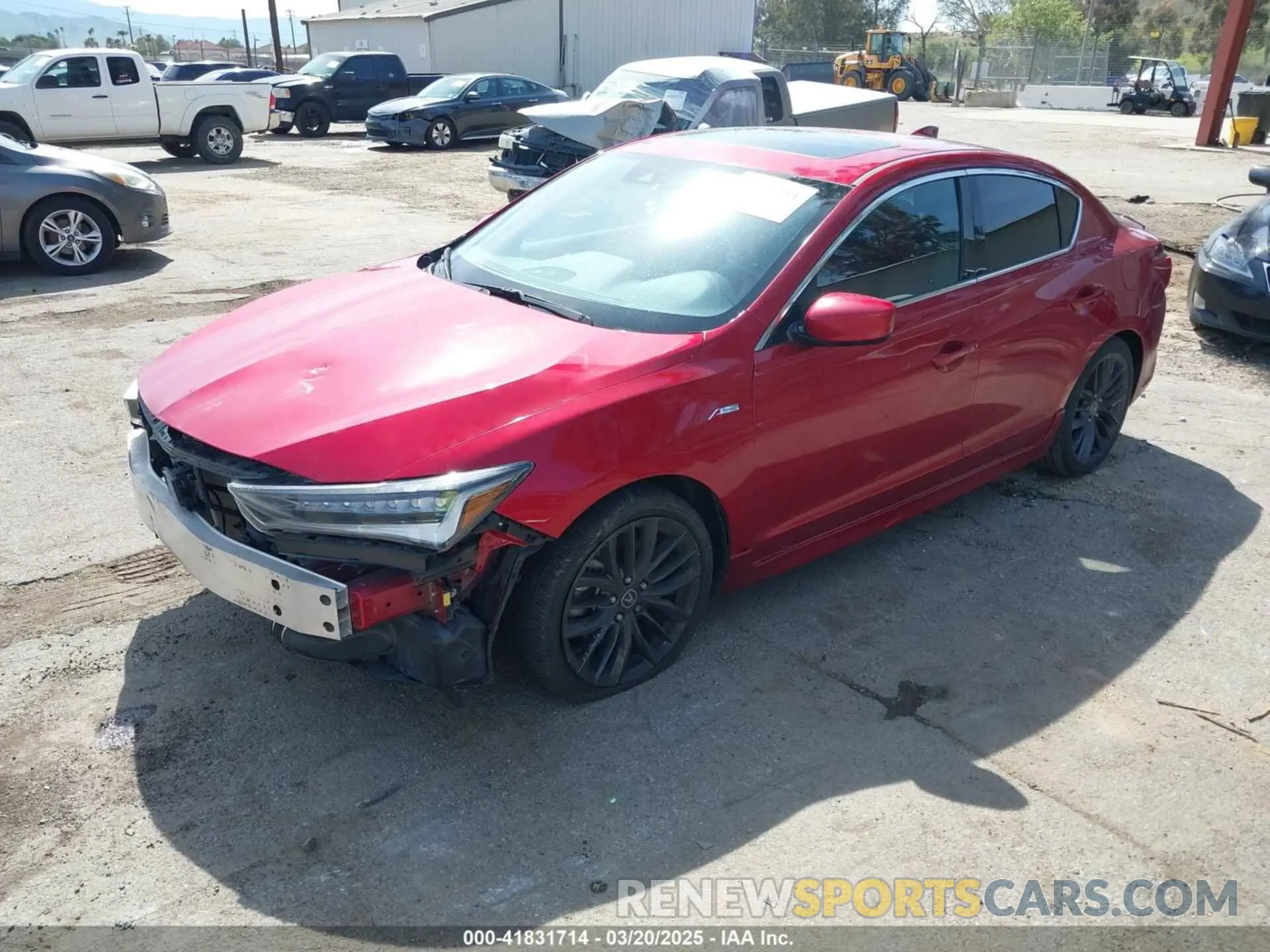 2 fotografías del automóvil dañado 19UDE2F87KA001723 ACURA ILX 2019