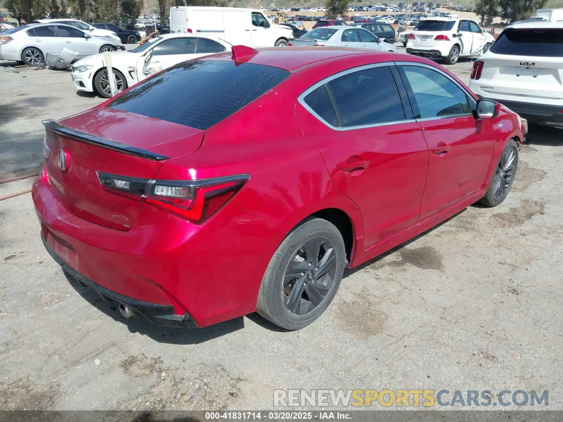4 fotografías del automóvil dañado 19UDE2F87KA001723 ACURA ILX 2019