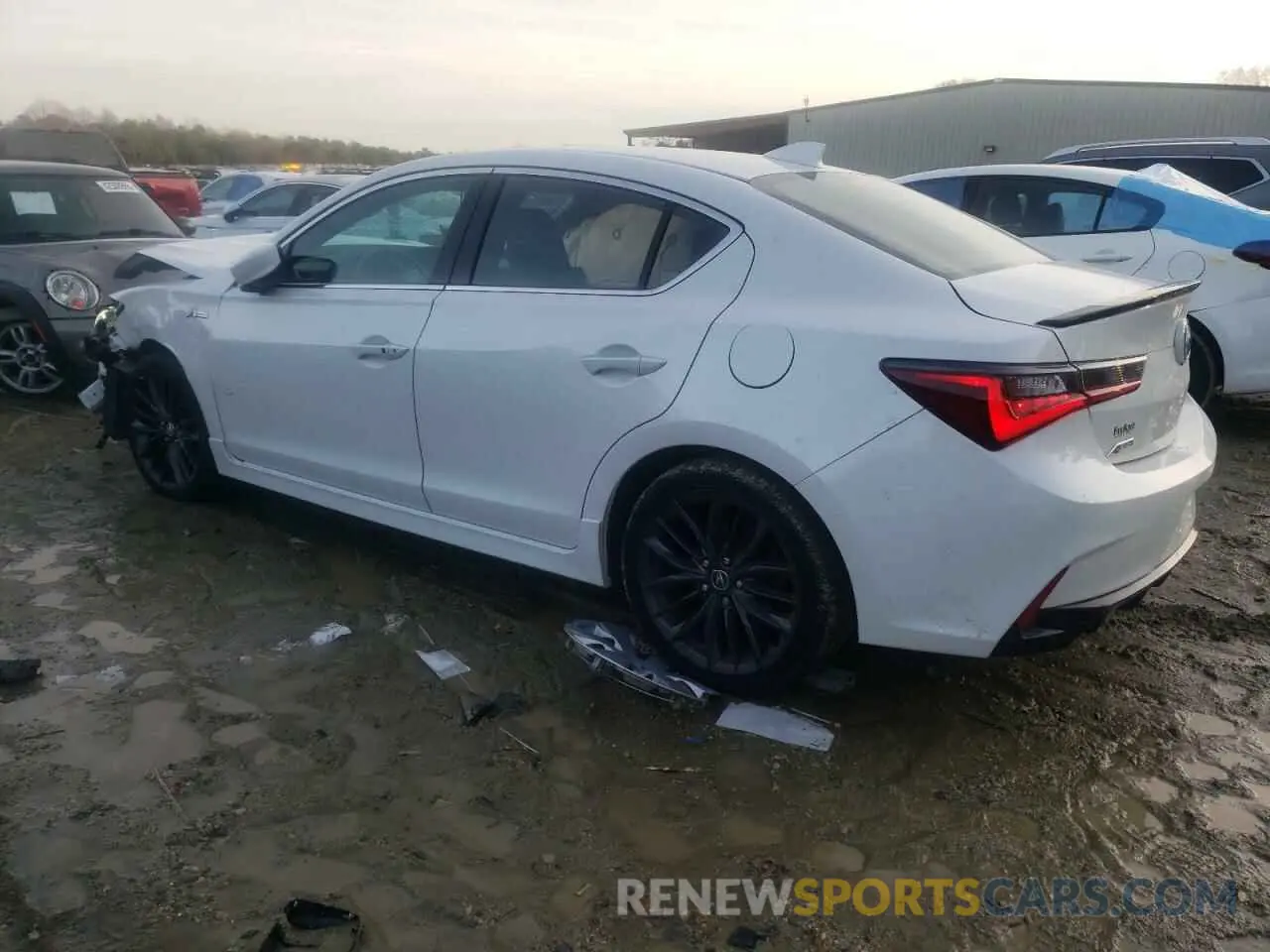 2 fotografías del automóvil dañado 19UDE2F8XKA000369 ACURA ILX 2019