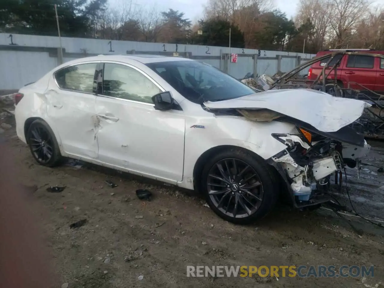 4 fotografías del automóvil dañado 19UDE2F8XKA000369 ACURA ILX 2019