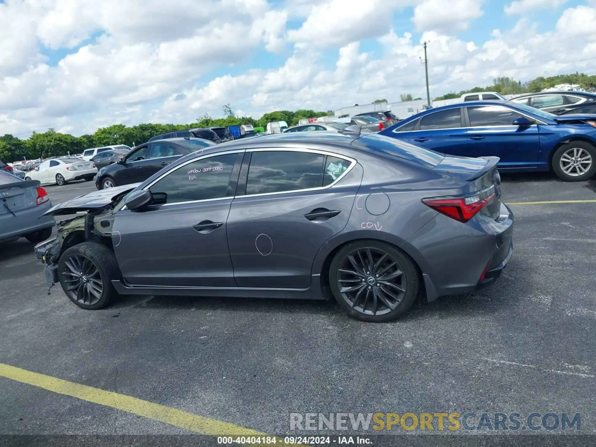 15 fotografías del automóvil dañado 19UDE2F8XKA003403 ACURA ILX 2019
