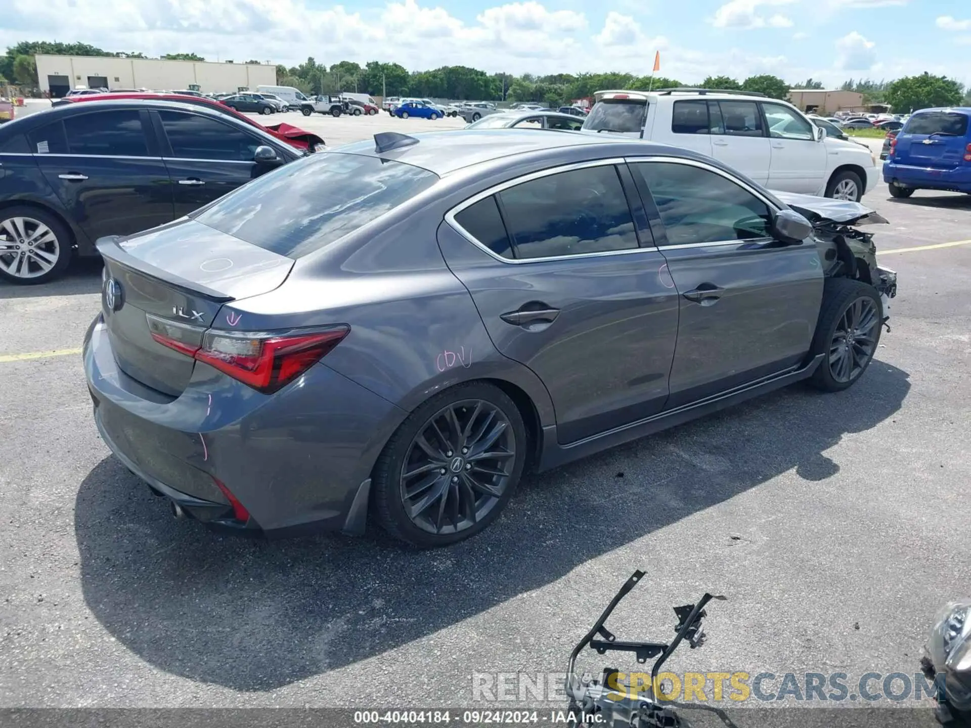 4 fotografías del automóvil dañado 19UDE2F8XKA003403 ACURA ILX 2019