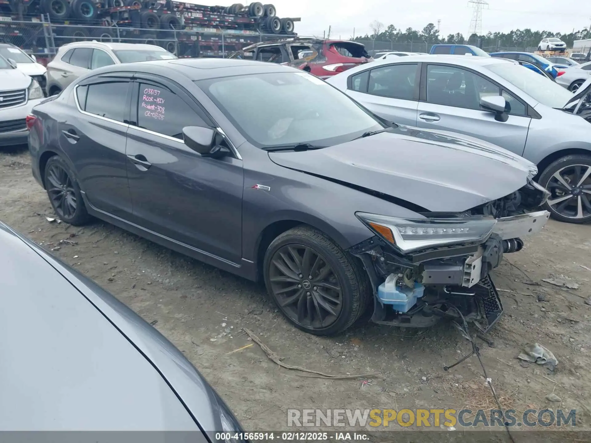 1 fotografías del automóvil dañado 19UDE2F8XKA003563 ACURA ILX 2019