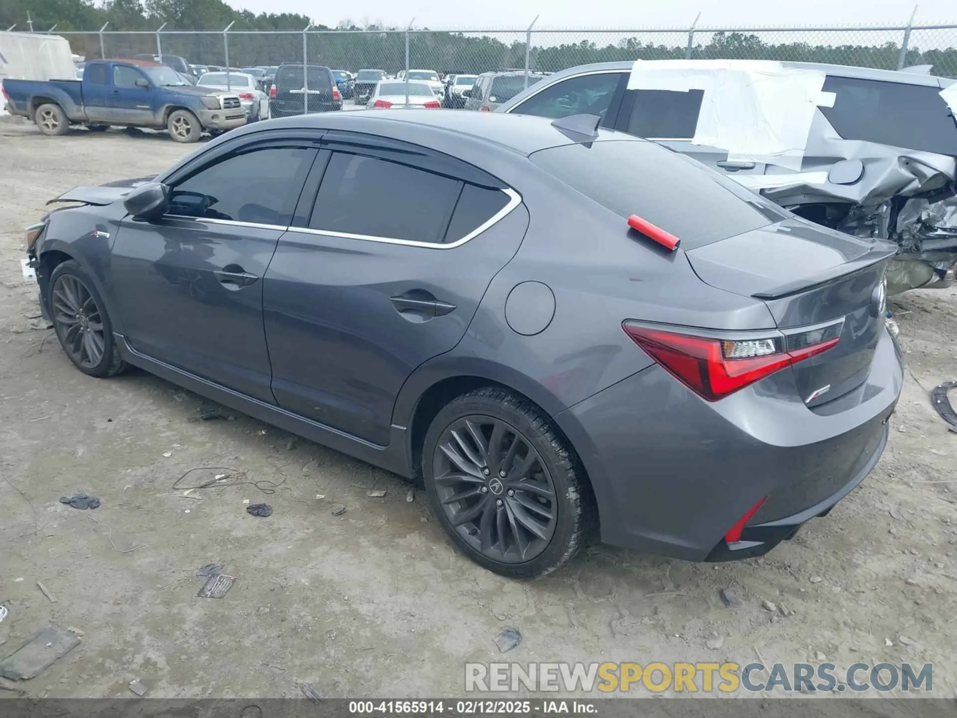 3 fotografías del automóvil dañado 19UDE2F8XKA003563 ACURA ILX 2019