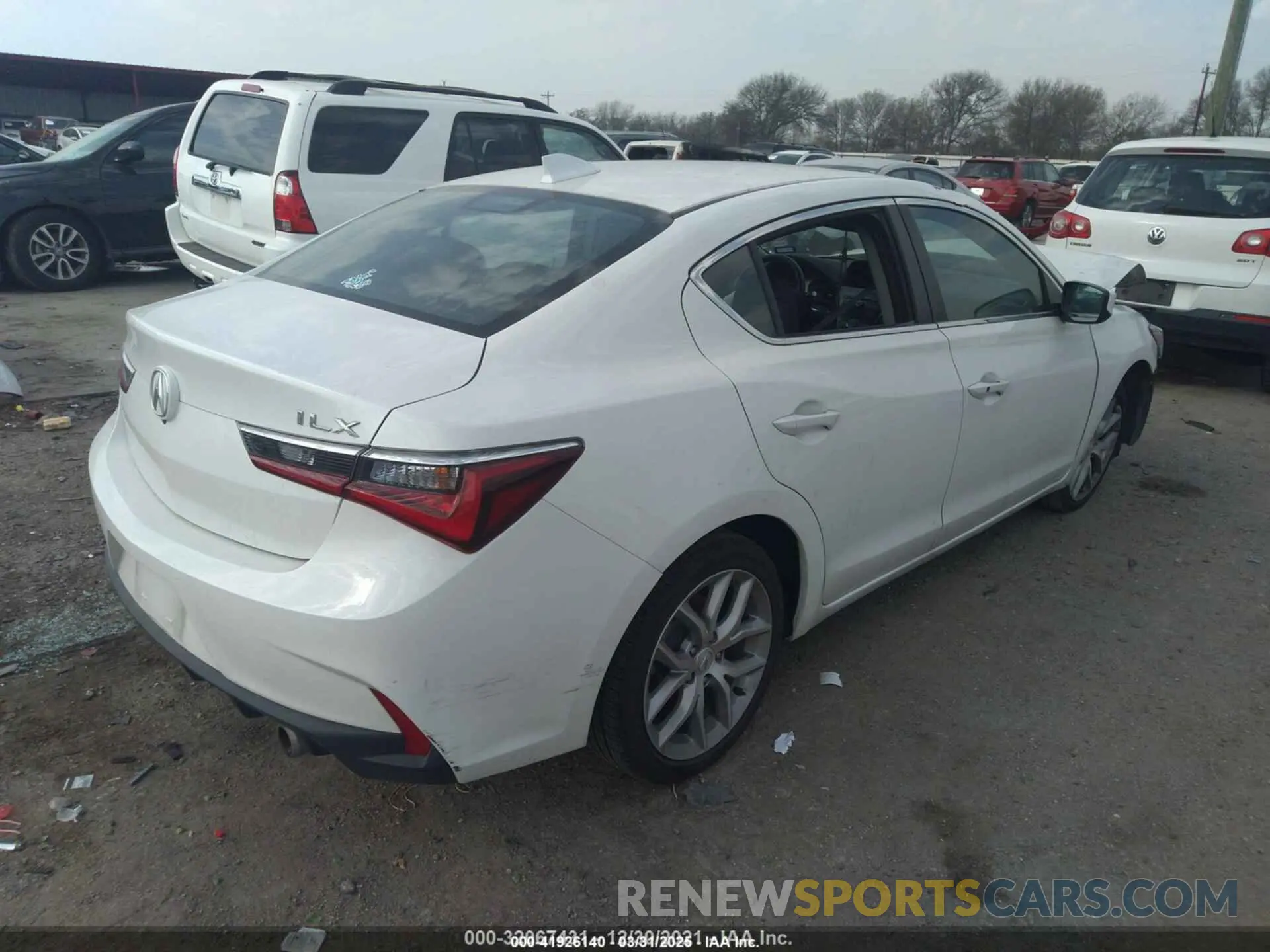4 fotografías del automóvil dañado 19UDE2F33LA003250 ACURA ILX 2020