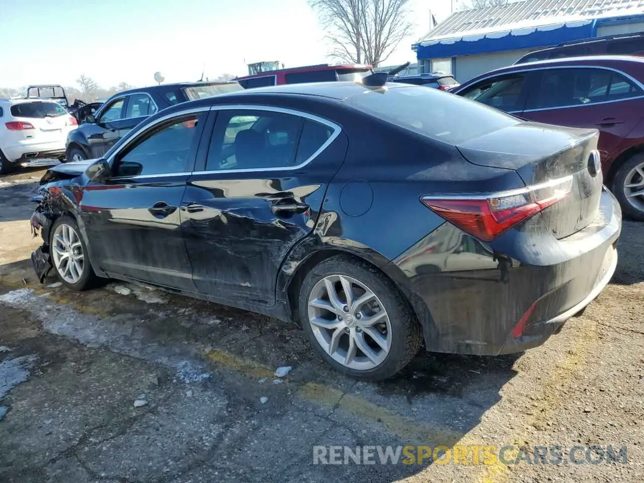 2 fotografías del automóvil dañado 19UDE2F3XLA004217 ACURA ILX 2020
