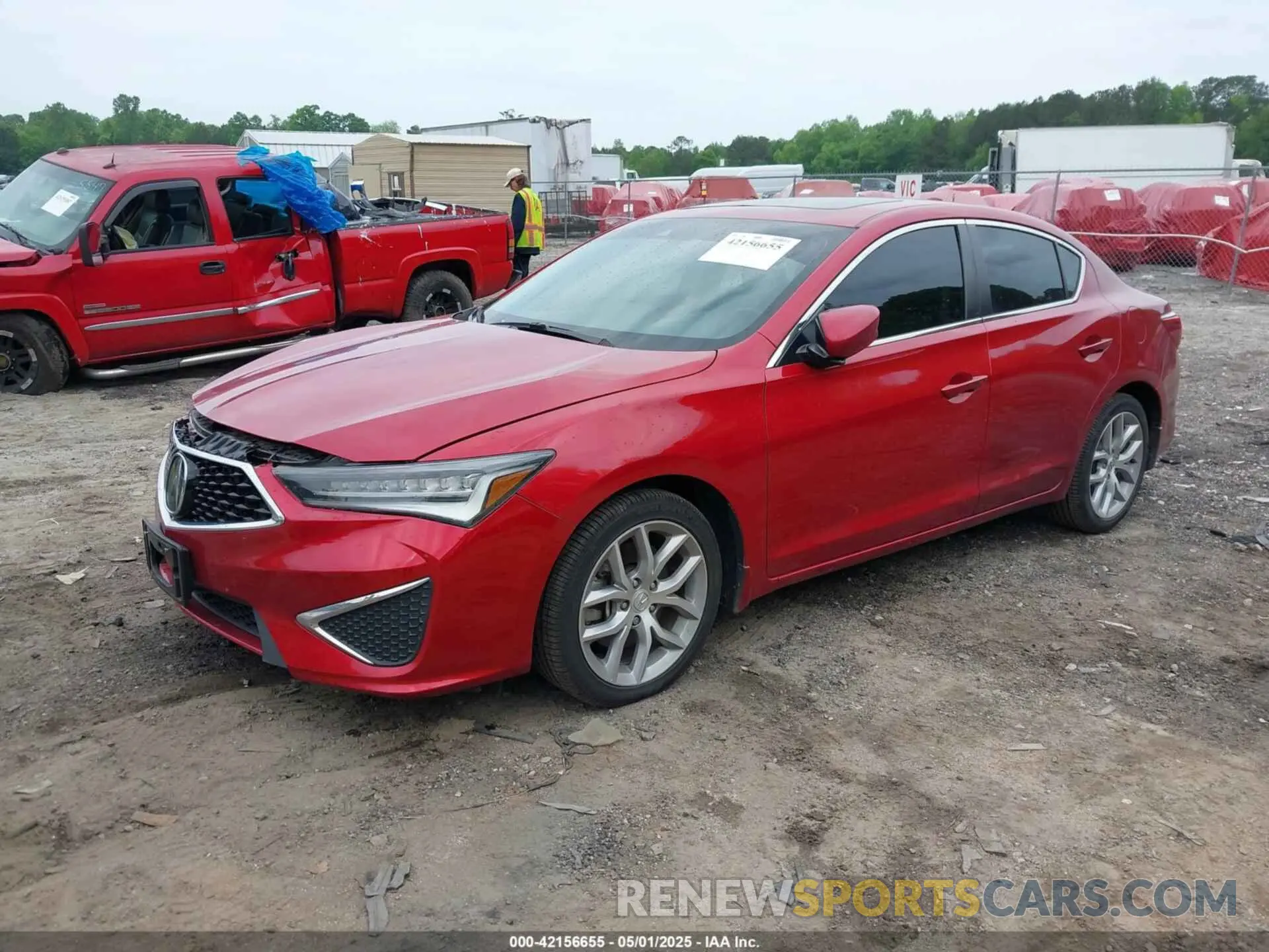 2 fotografías del automóvil dañado 19UDE2F3XLA012012 ACURA ILX 2020