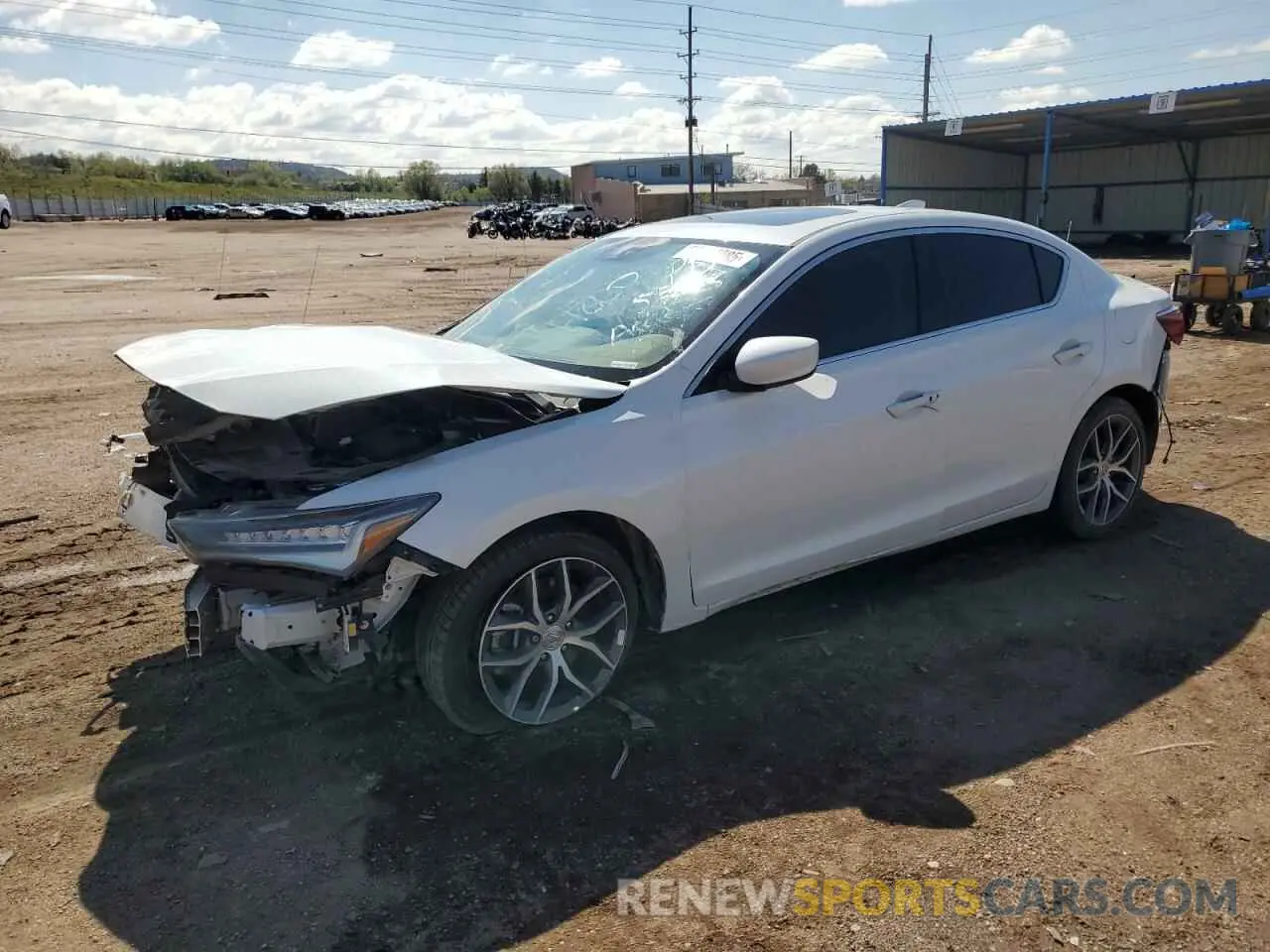 1 fotografías del automóvil dañado 19UDE2F75LA001051 ACURA ILX 2020
