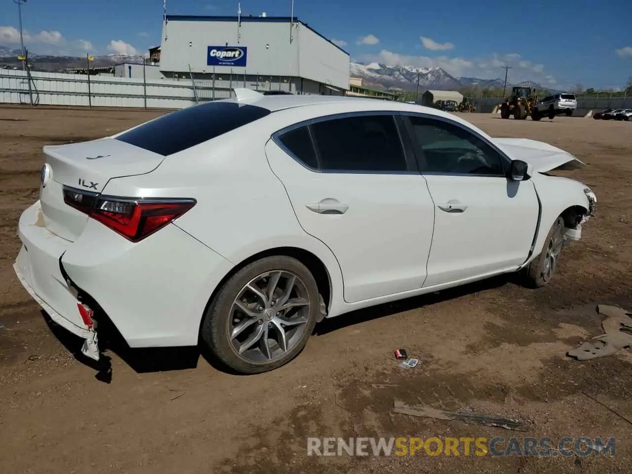3 fotografías del automóvil dañado 19UDE2F75LA001051 ACURA ILX 2020