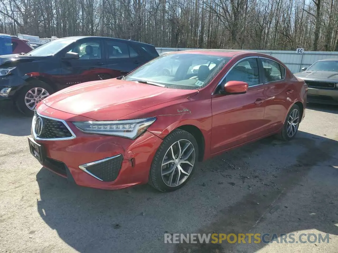1 fotografías del automóvil dañado 19UDE2F75LA003947 ACURA ILX 2020
