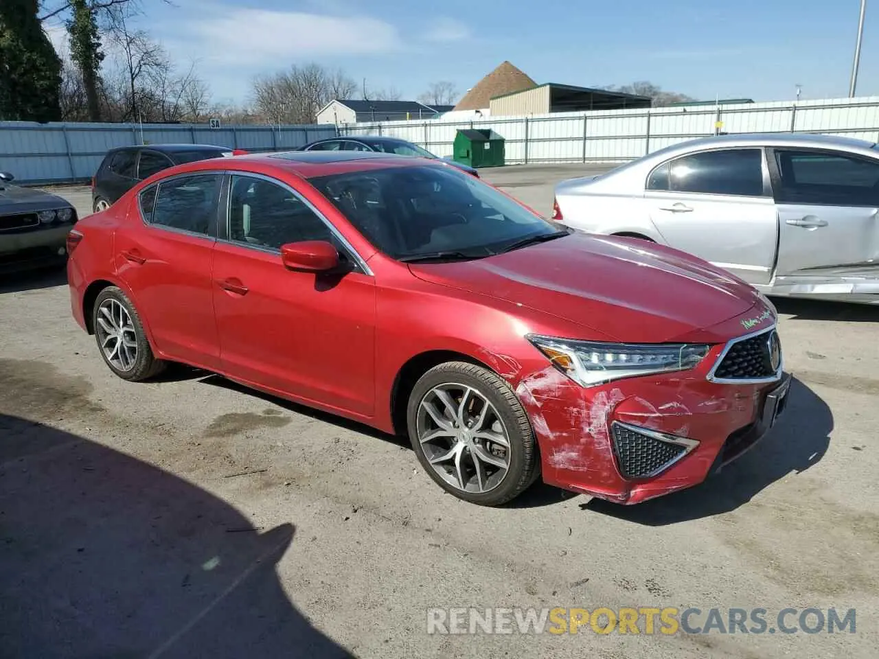 4 fotografías del automóvil dañado 19UDE2F75LA003947 ACURA ILX 2020