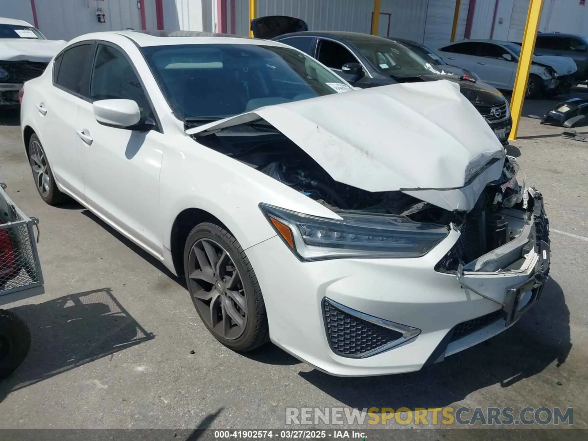 1 fotografías del automóvil dañado 19UDE2F76LA009773 ACURA ILX 2020