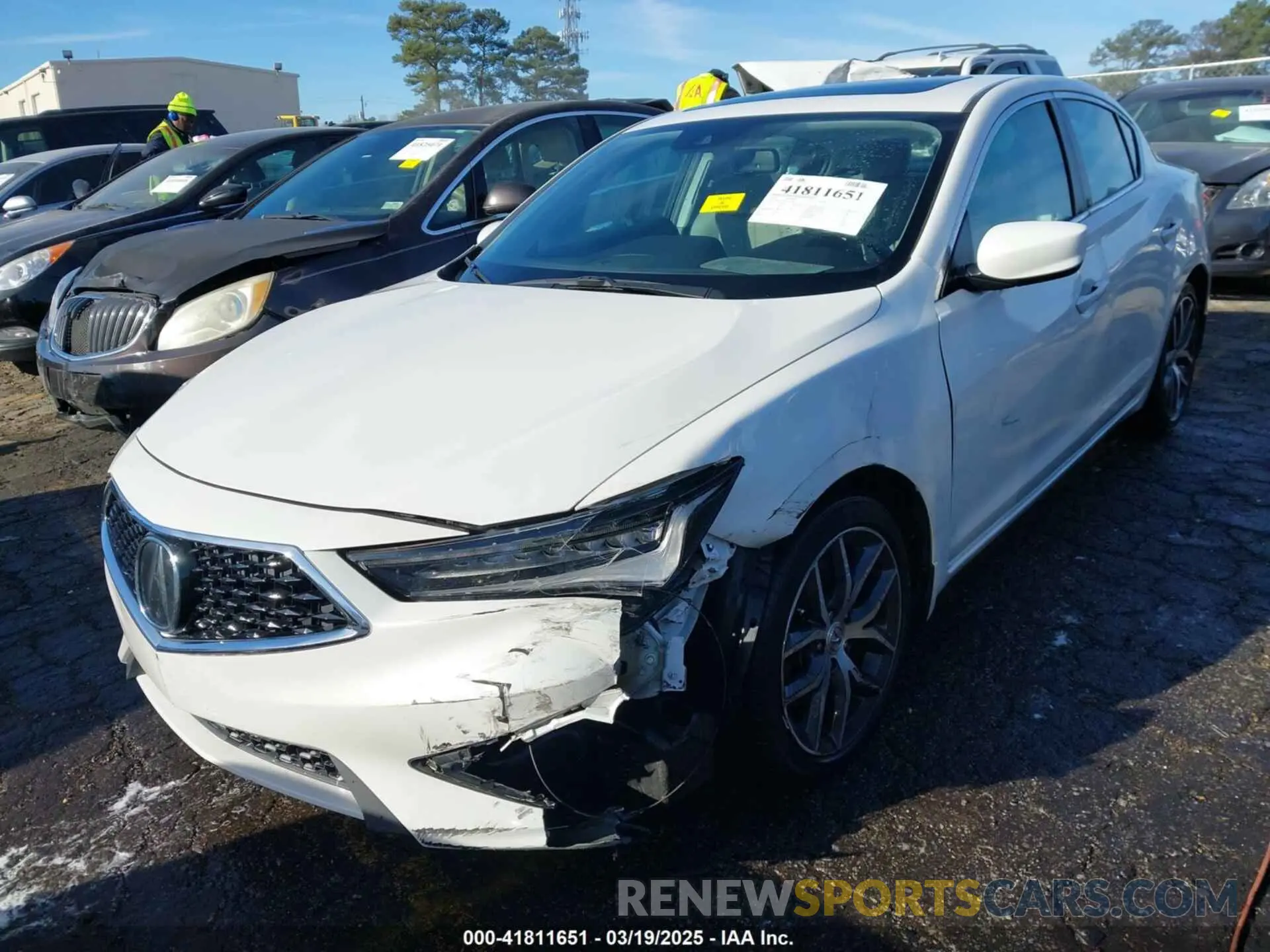 2 fotografías del automóvil dañado 19UDE2F77LA012987 ACURA ILX 2020