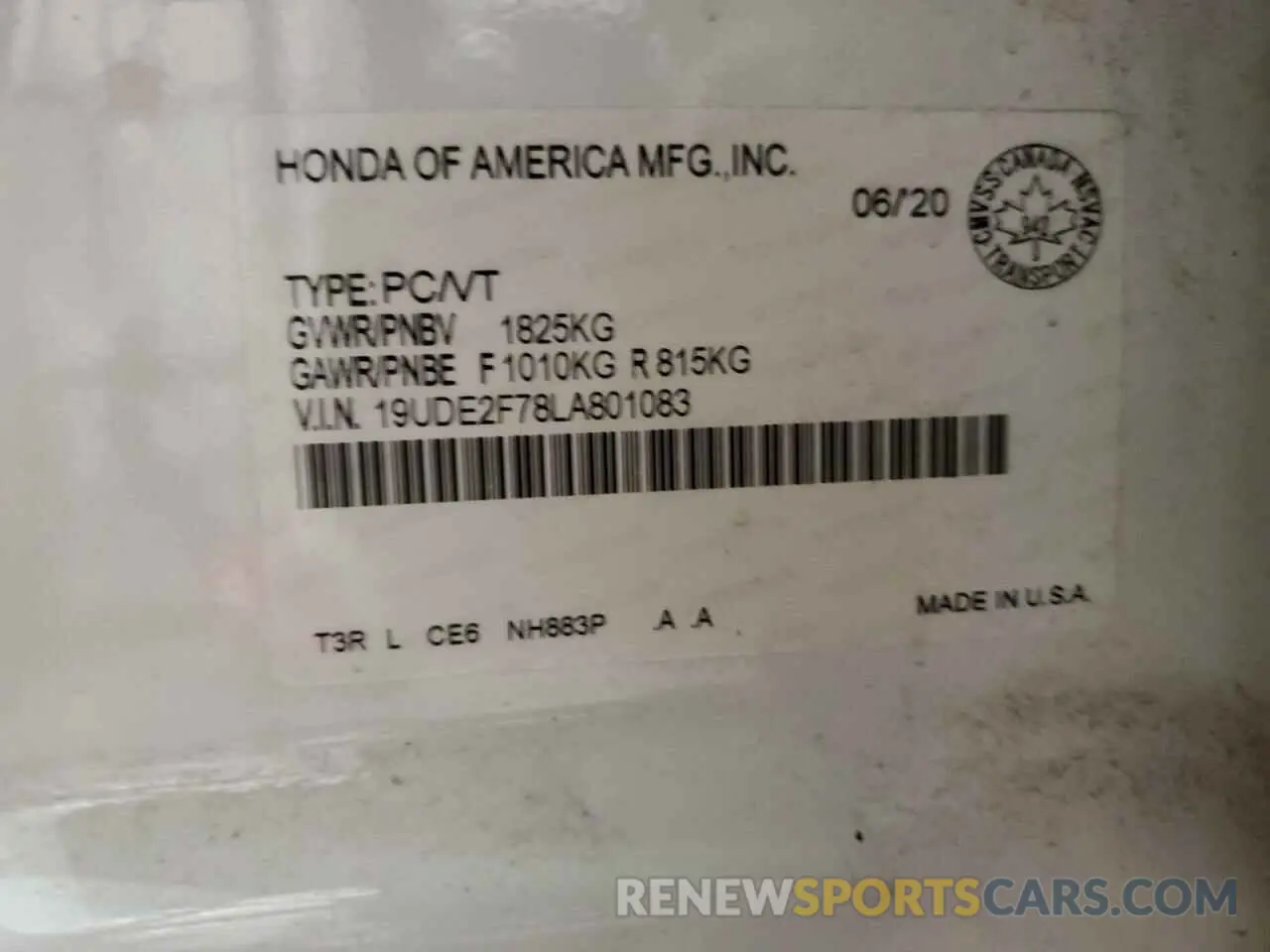 13 fotografías del automóvil dañado 19UDE2F78LA801083 ACURA ILX 2020