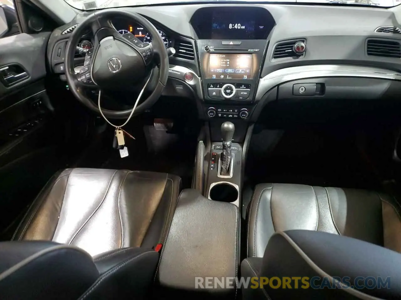 8 fotografías del automóvil dañado 19UDE2F7XLA003846 ACURA ILX 2020