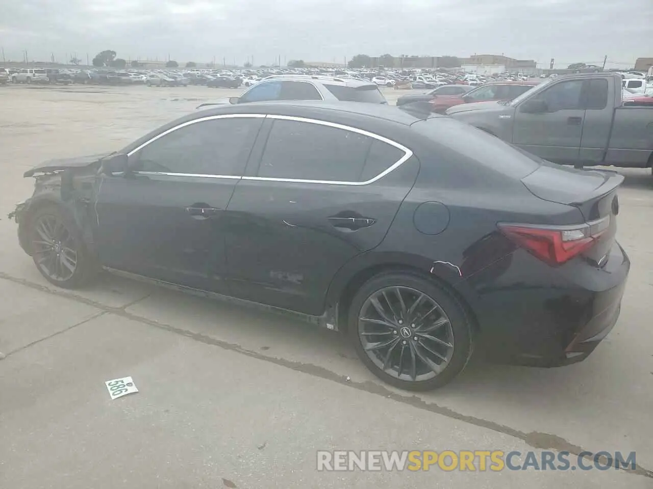 2 fotografías del automóvil dañado 19UDE2F80LA002777 ACURA ILX 2020
