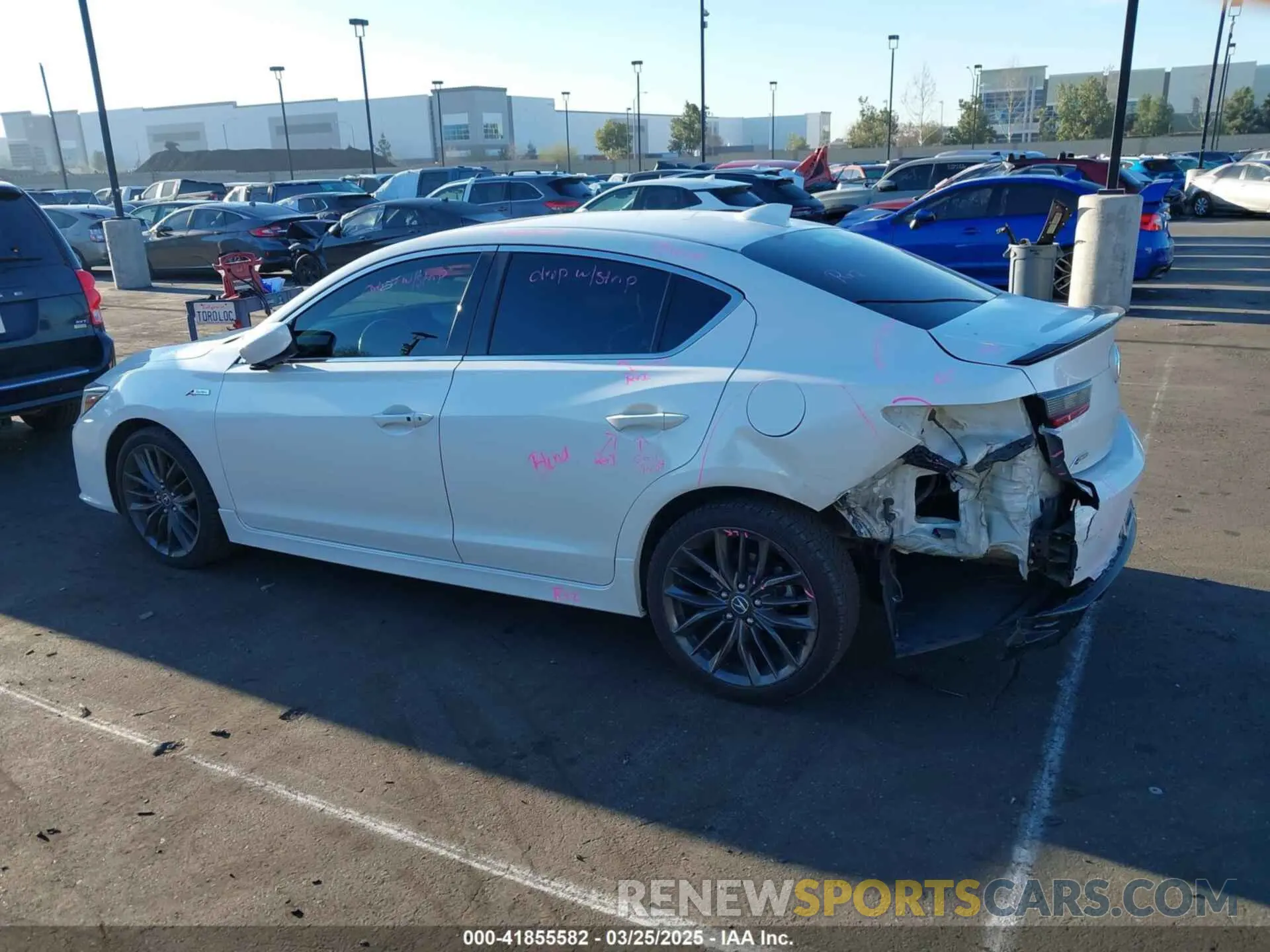 15 fotografías del automóvil dañado 19UDE2F80LA009275 ACURA ILX 2020