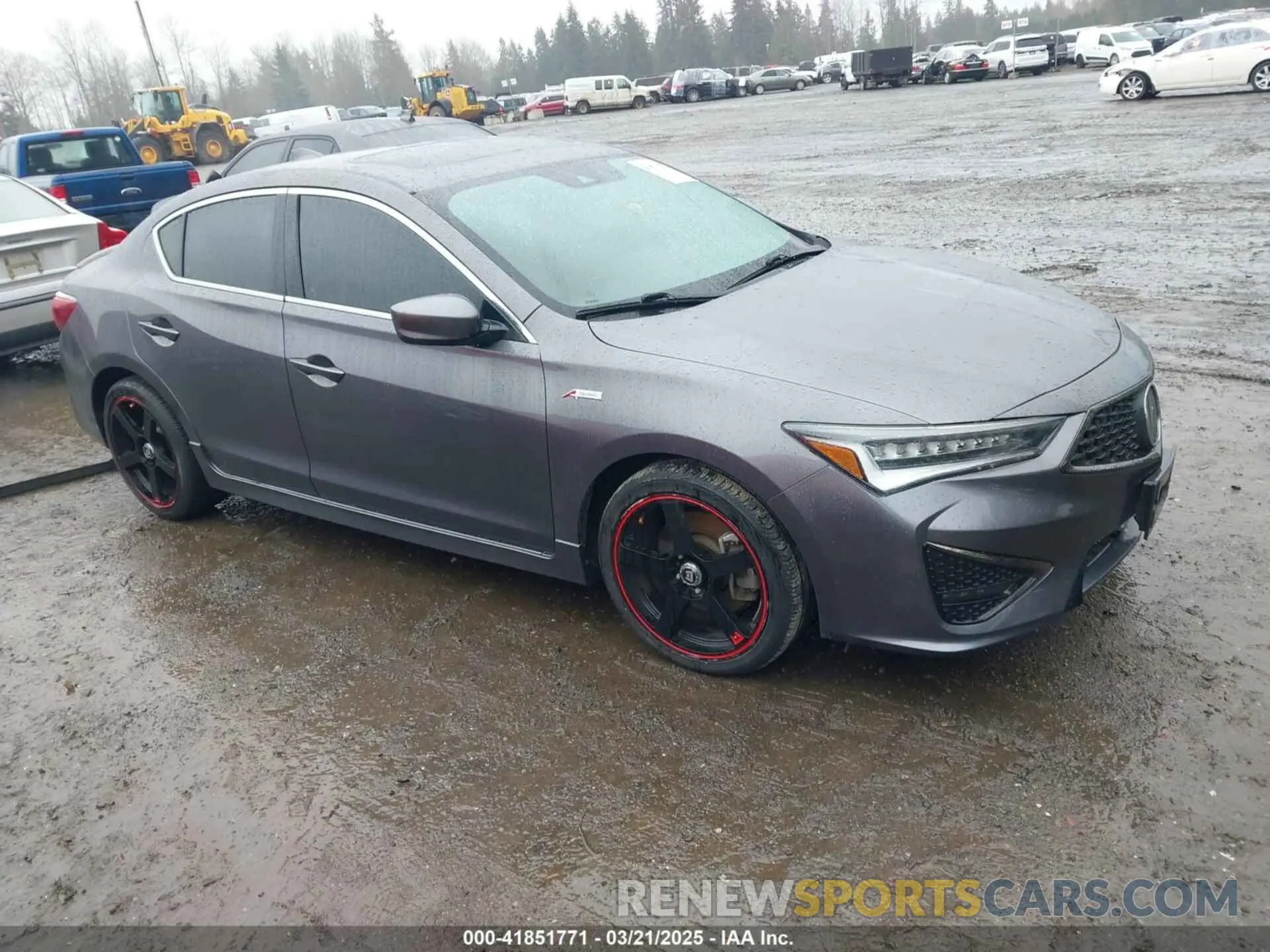 1 fotografías del automóvil dañado 19UDE2F81LA003713 ACURA ILX 2020
