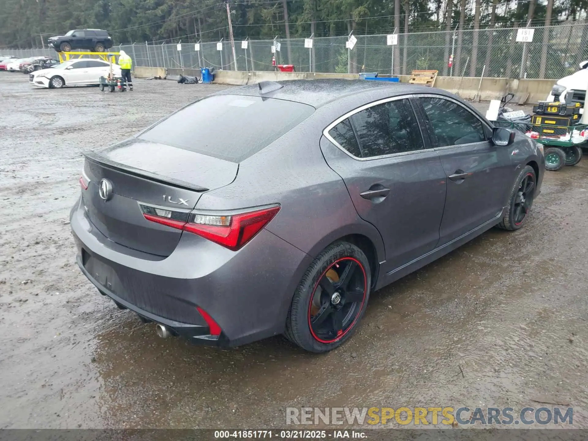 4 fotografías del automóvil dañado 19UDE2F81LA003713 ACURA ILX 2020