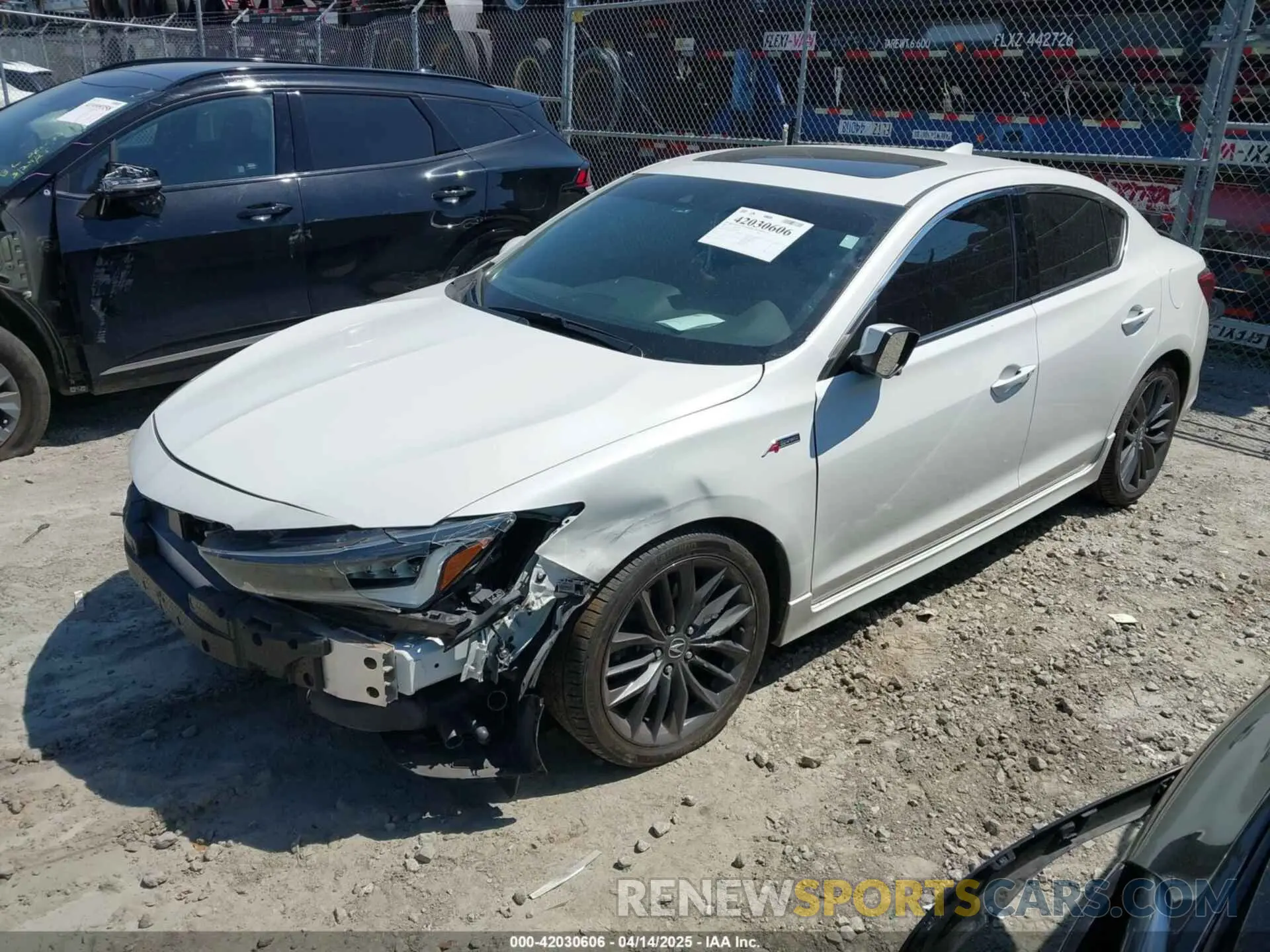 2 fotografías del automóvil dañado 19UDE2F82LA010007 ACURA ILX 2020