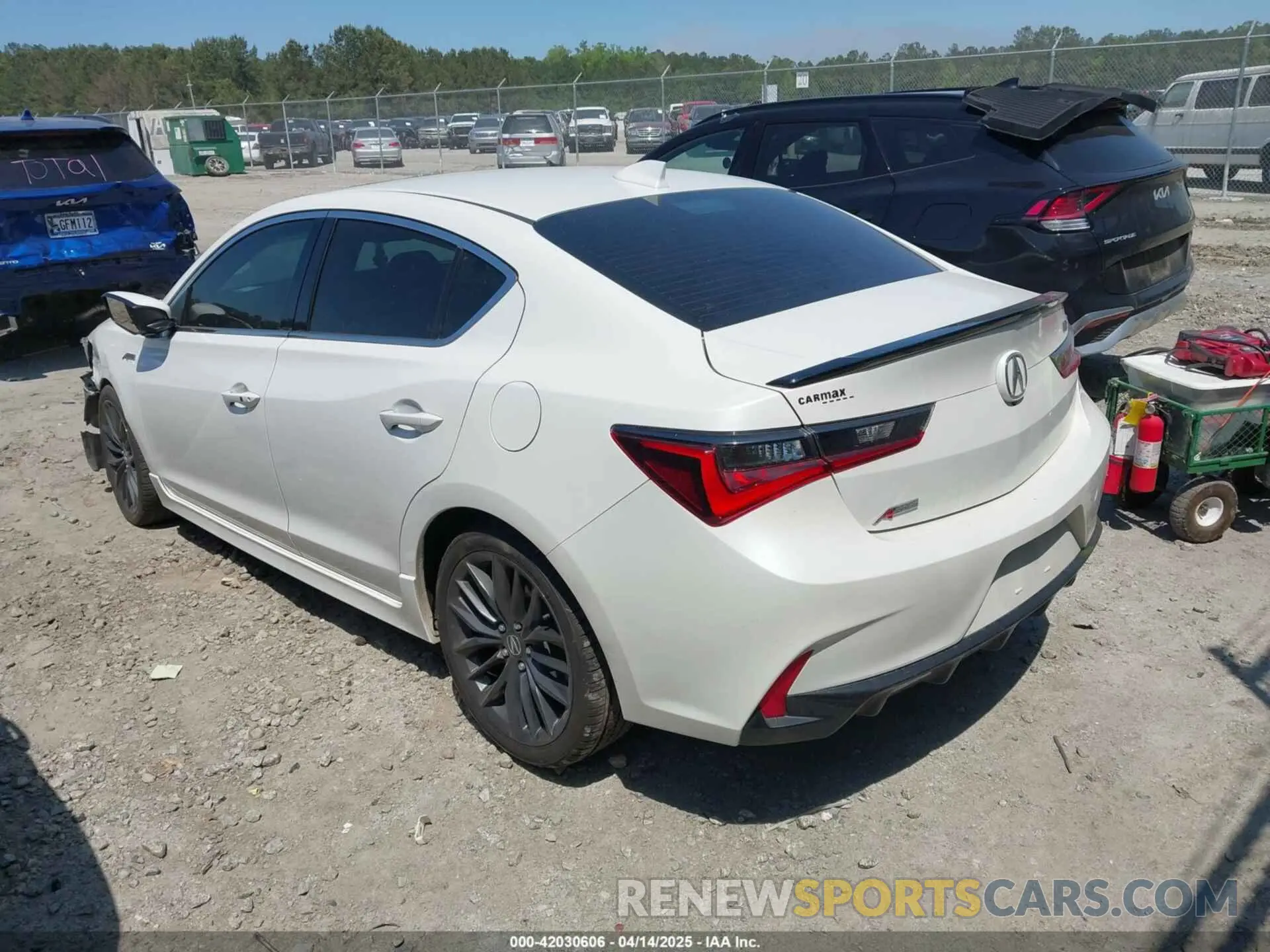 3 fotografías del automóvil dañado 19UDE2F82LA010007 ACURA ILX 2020
