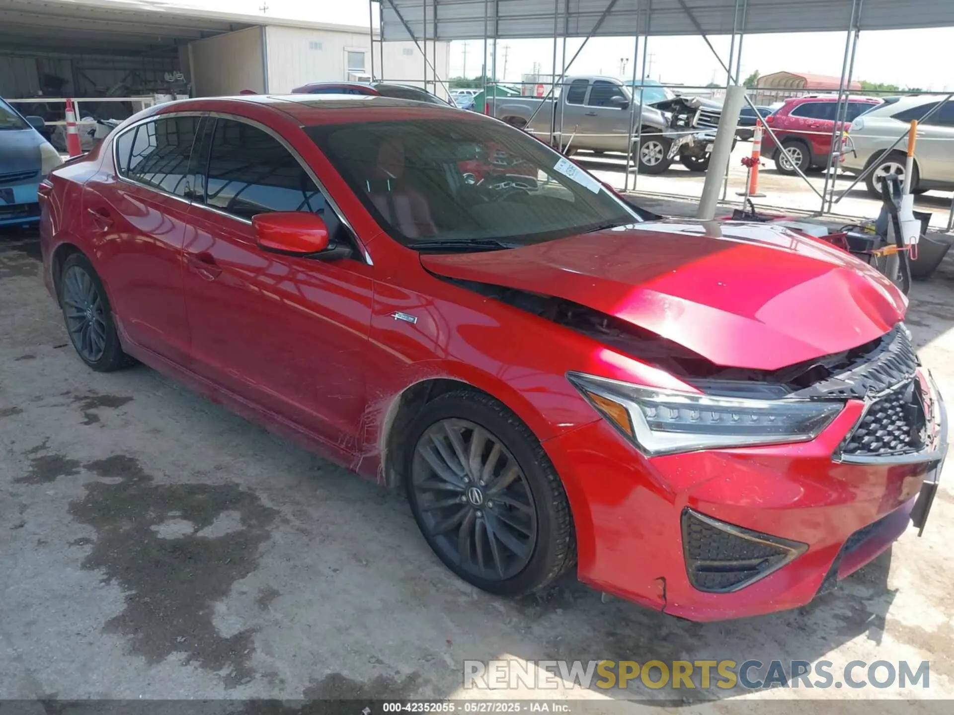 1 fotografías del automóvil dañado 19UDE2F85LA004444 ACURA ILX 2020
