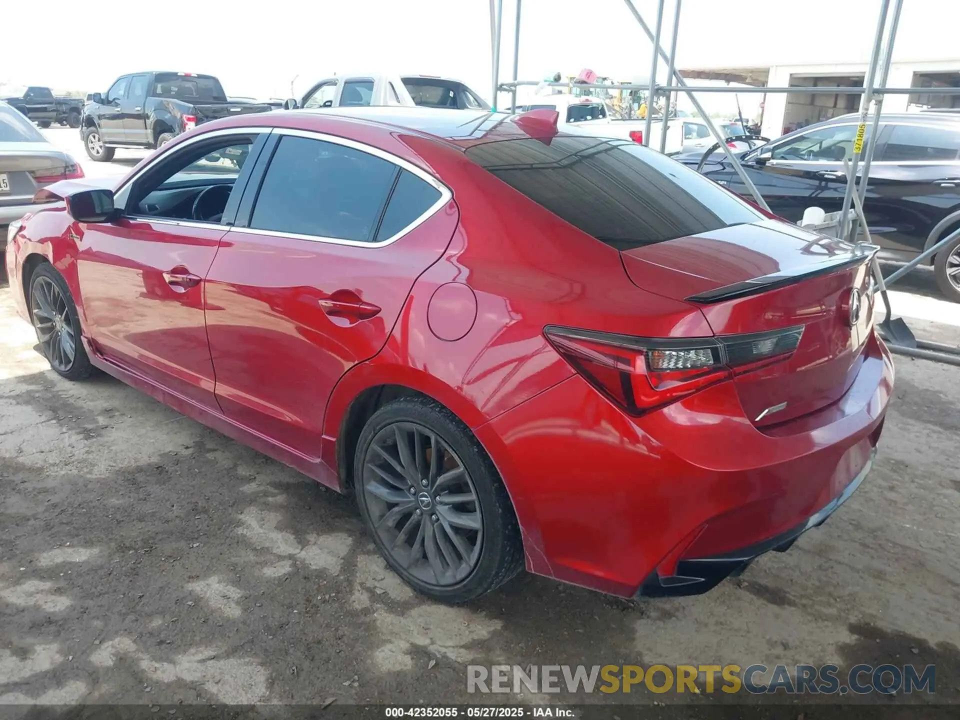 3 fotografías del automóvil dañado 19UDE2F85LA004444 ACURA ILX 2020