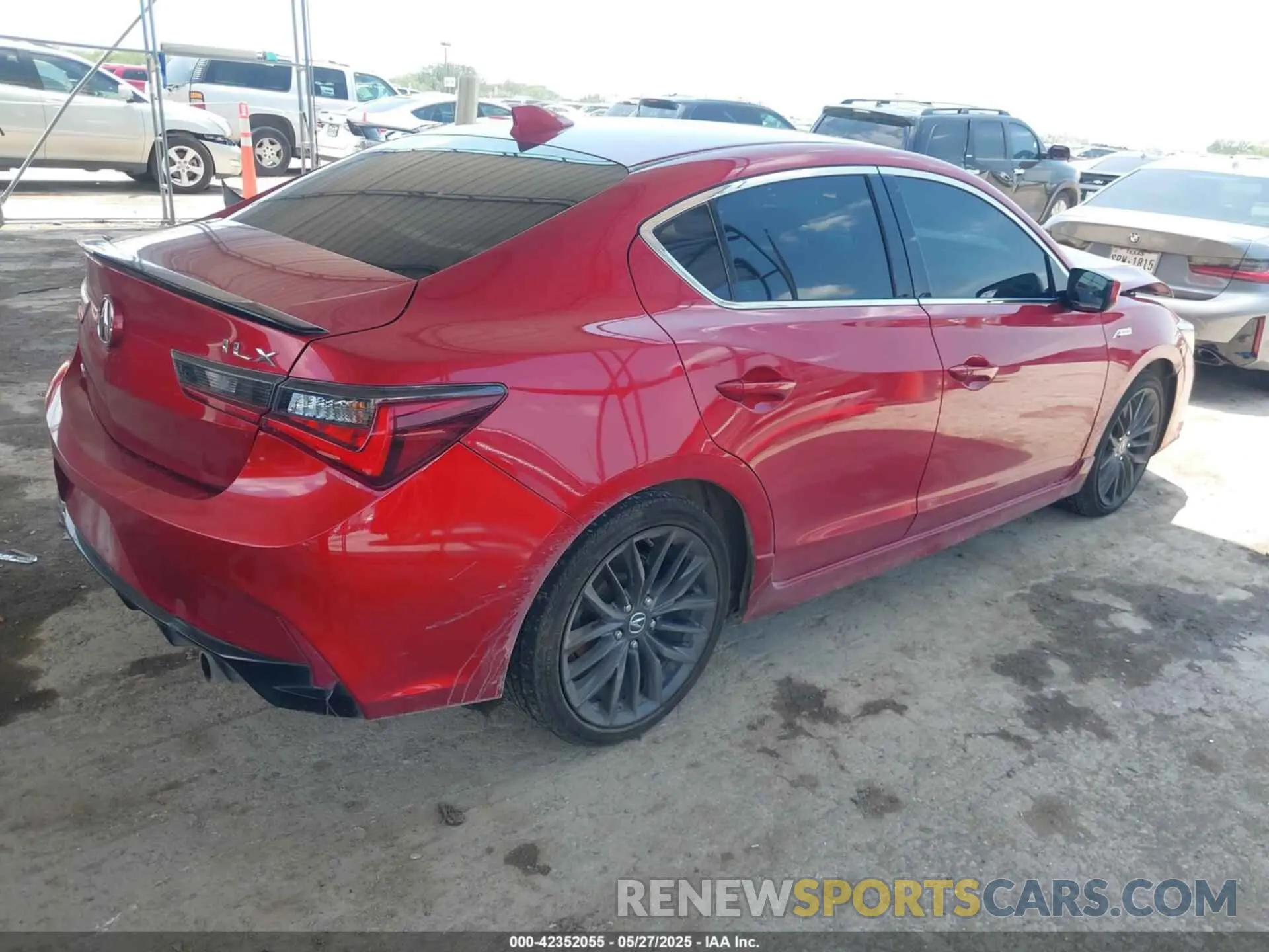 4 fotografías del automóvil dañado 19UDE2F85LA004444 ACURA ILX 2020