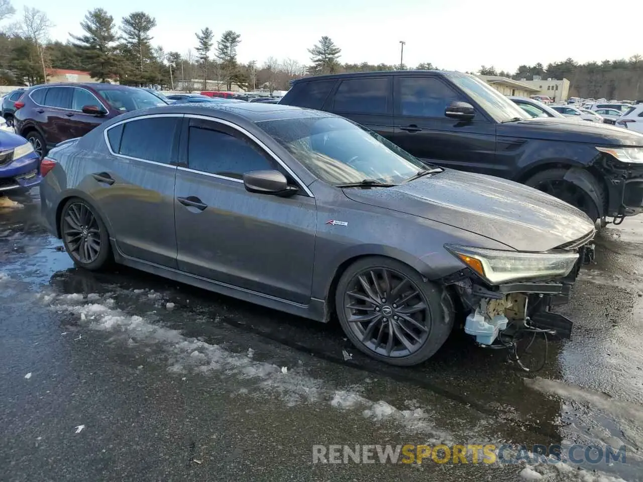 4 fotografías del automóvil dañado 19UDE2F86LA001990 ACURA ILX 2020