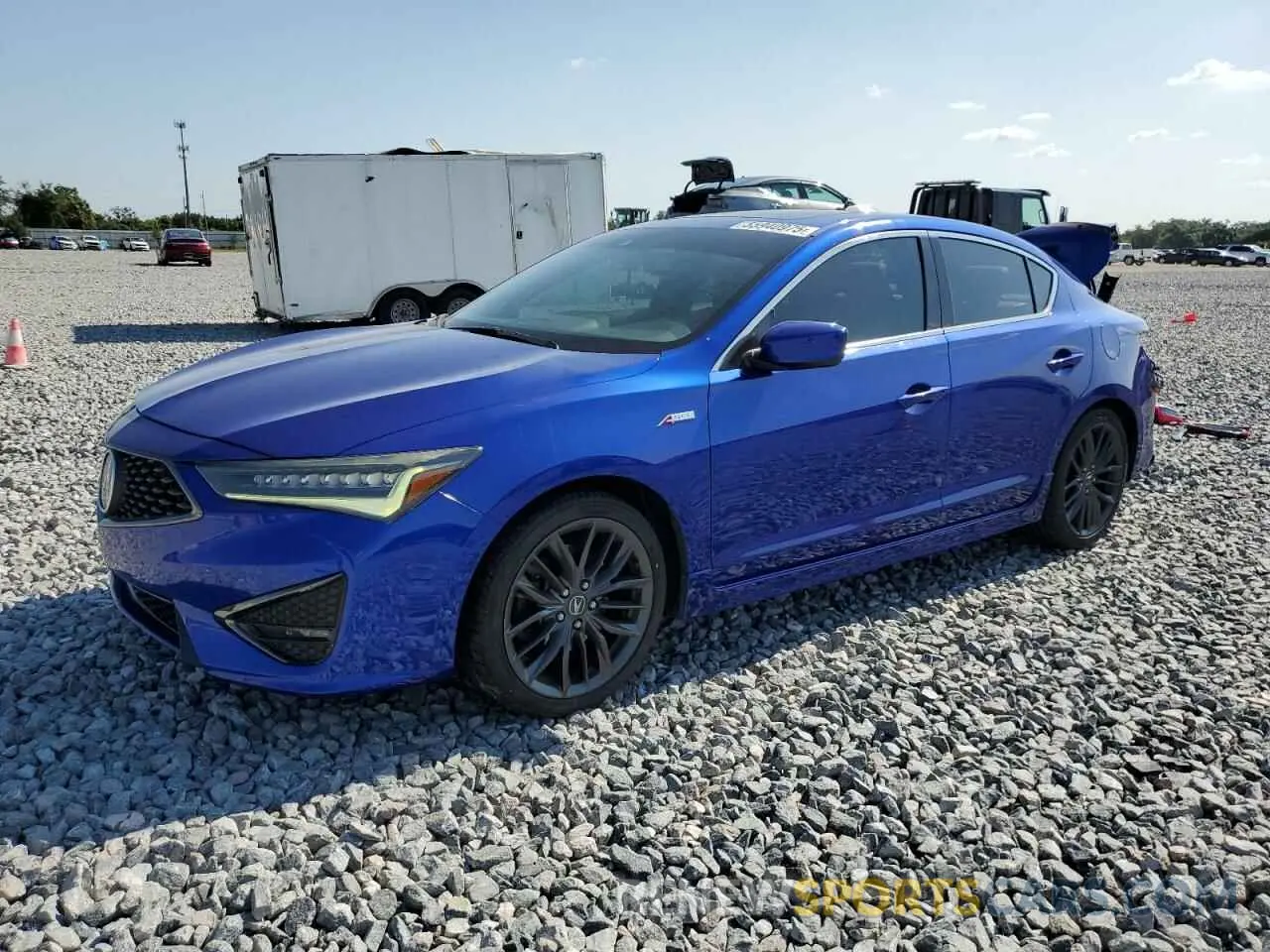 1 fotografías del automóvil dañado 19UDE2F88LA007998 ACURA ILX 2020