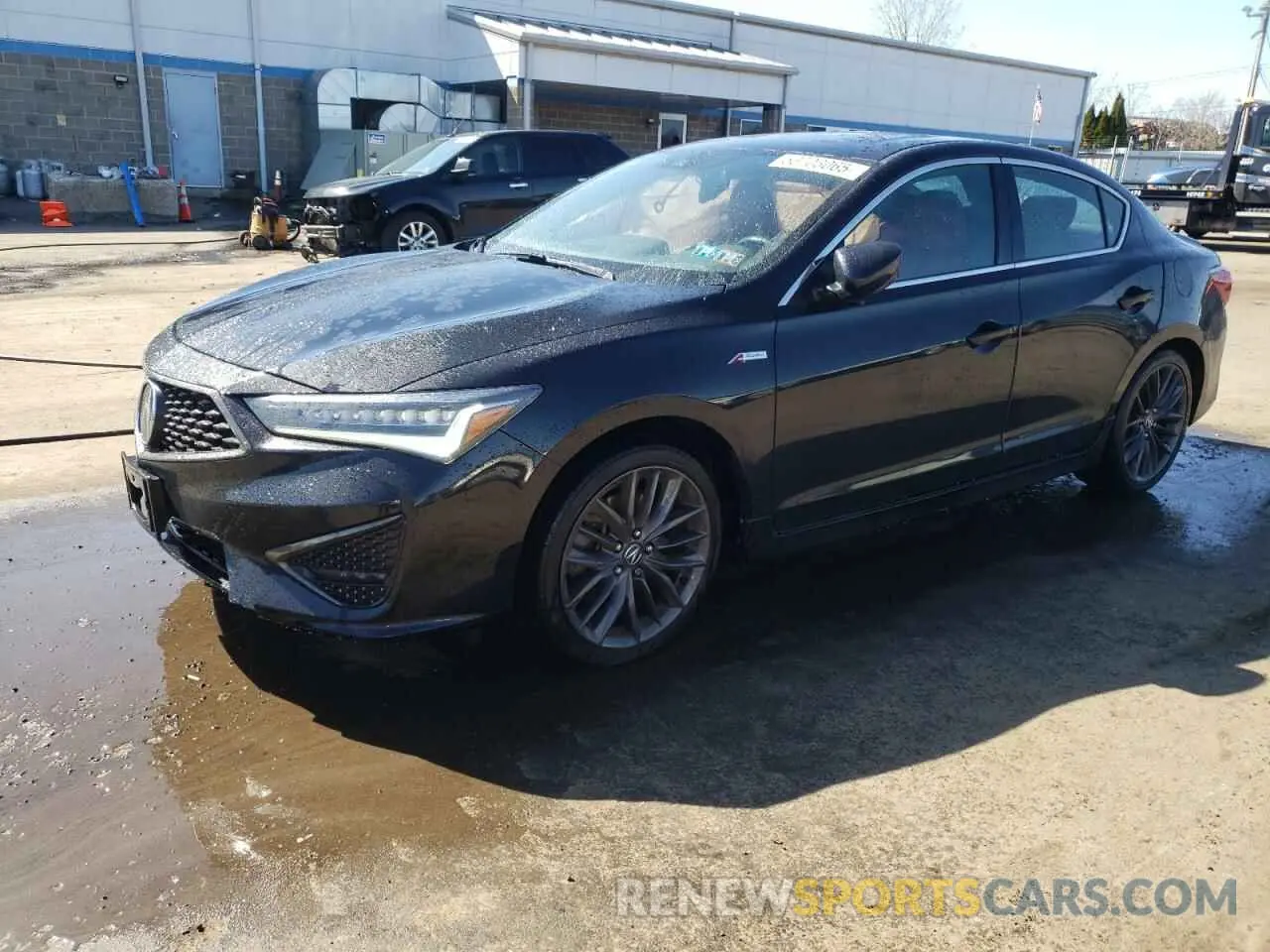 1 fotografías del automóvil dañado 19UDE2F89LA011445 ACURA ILX 2020