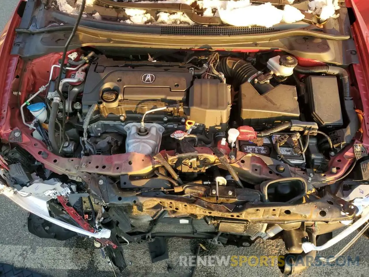 11 fotografías del automóvil dañado 19UDE2F36MA011005 ACURA ILX 2021