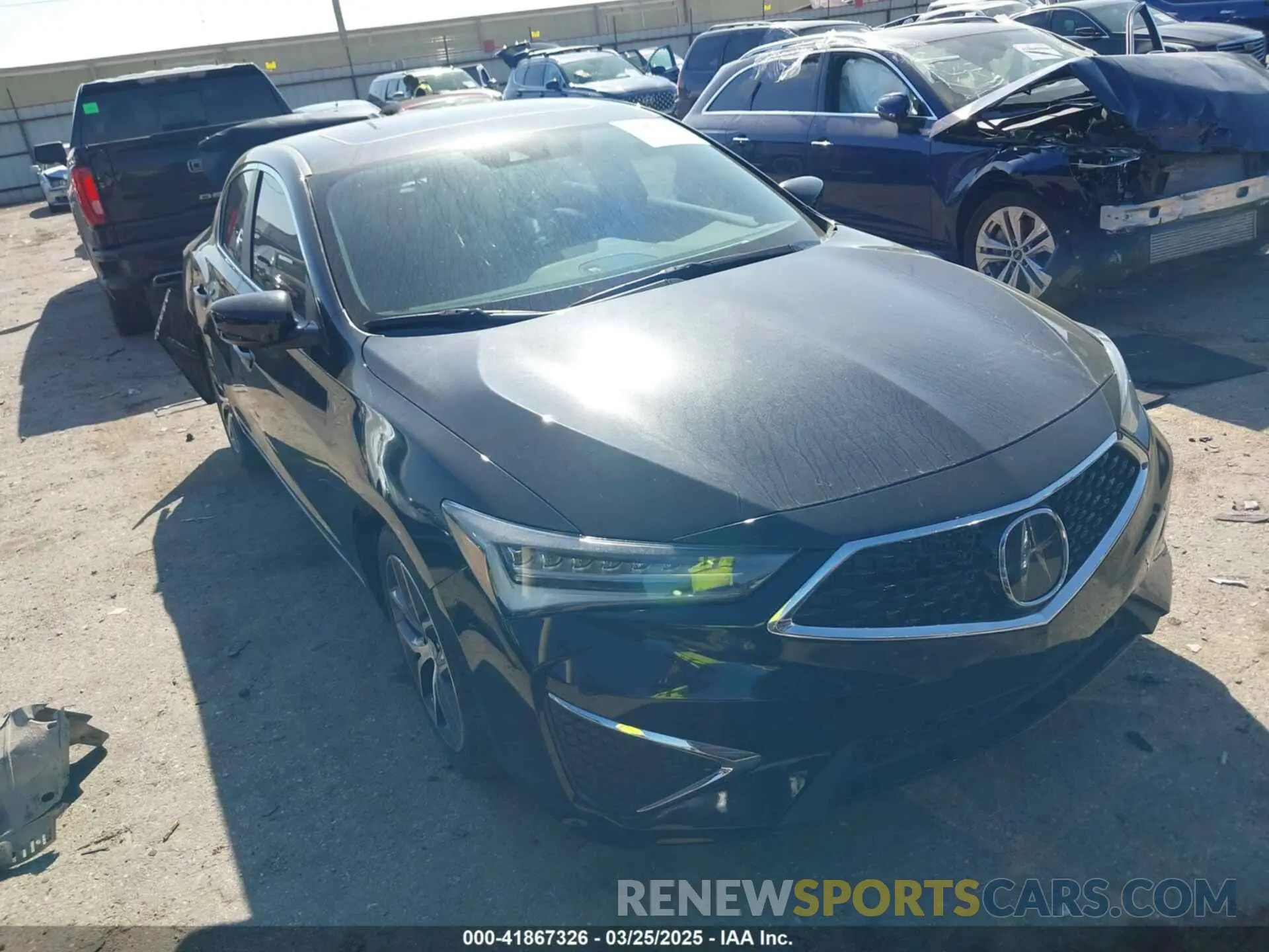 1 fotografías del automóvil dañado 19UDE2F70MA002092 ACURA ILX 2021