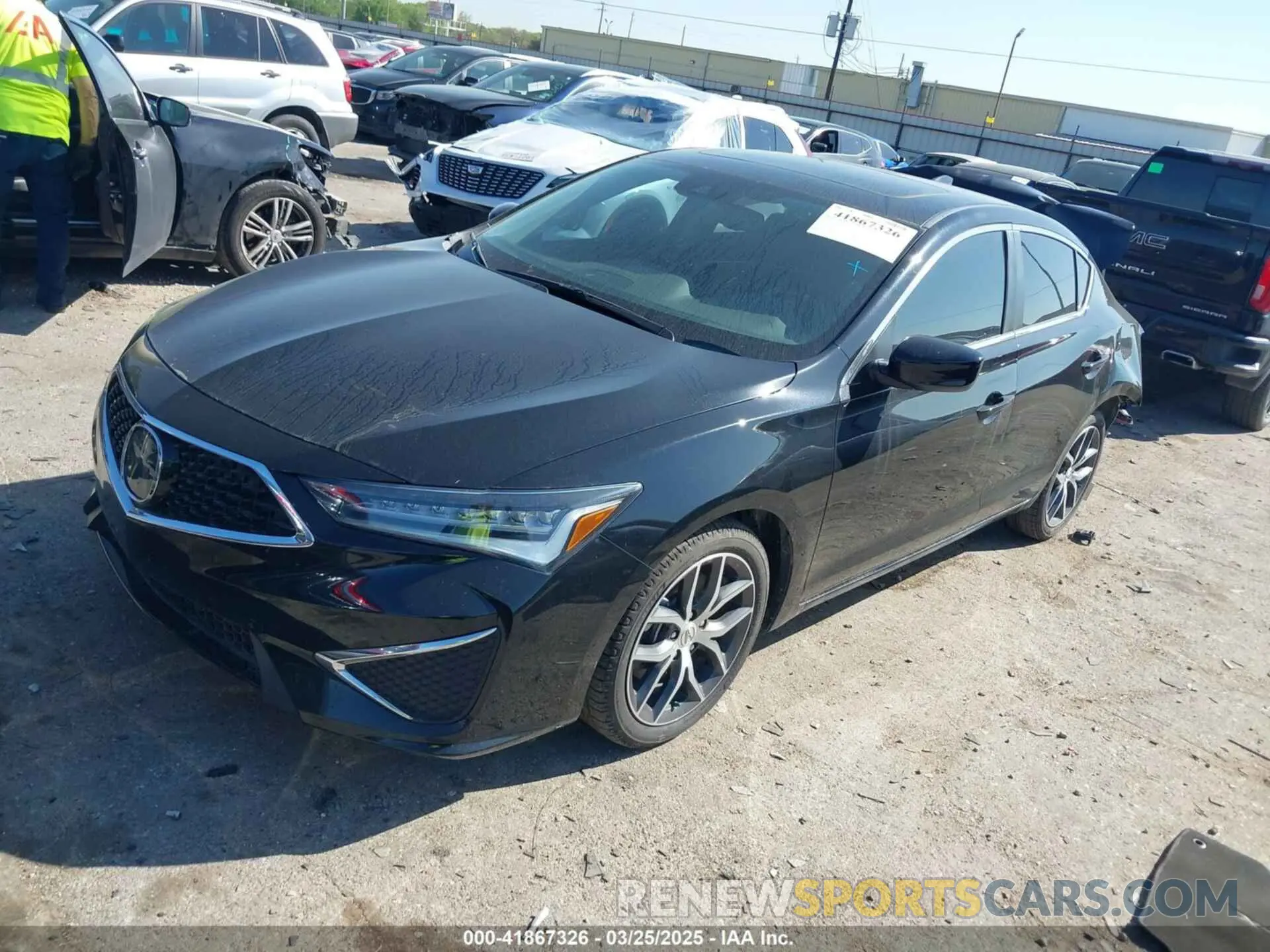 2 fotografías del automóvil dañado 19UDE2F70MA002092 ACURA ILX 2021