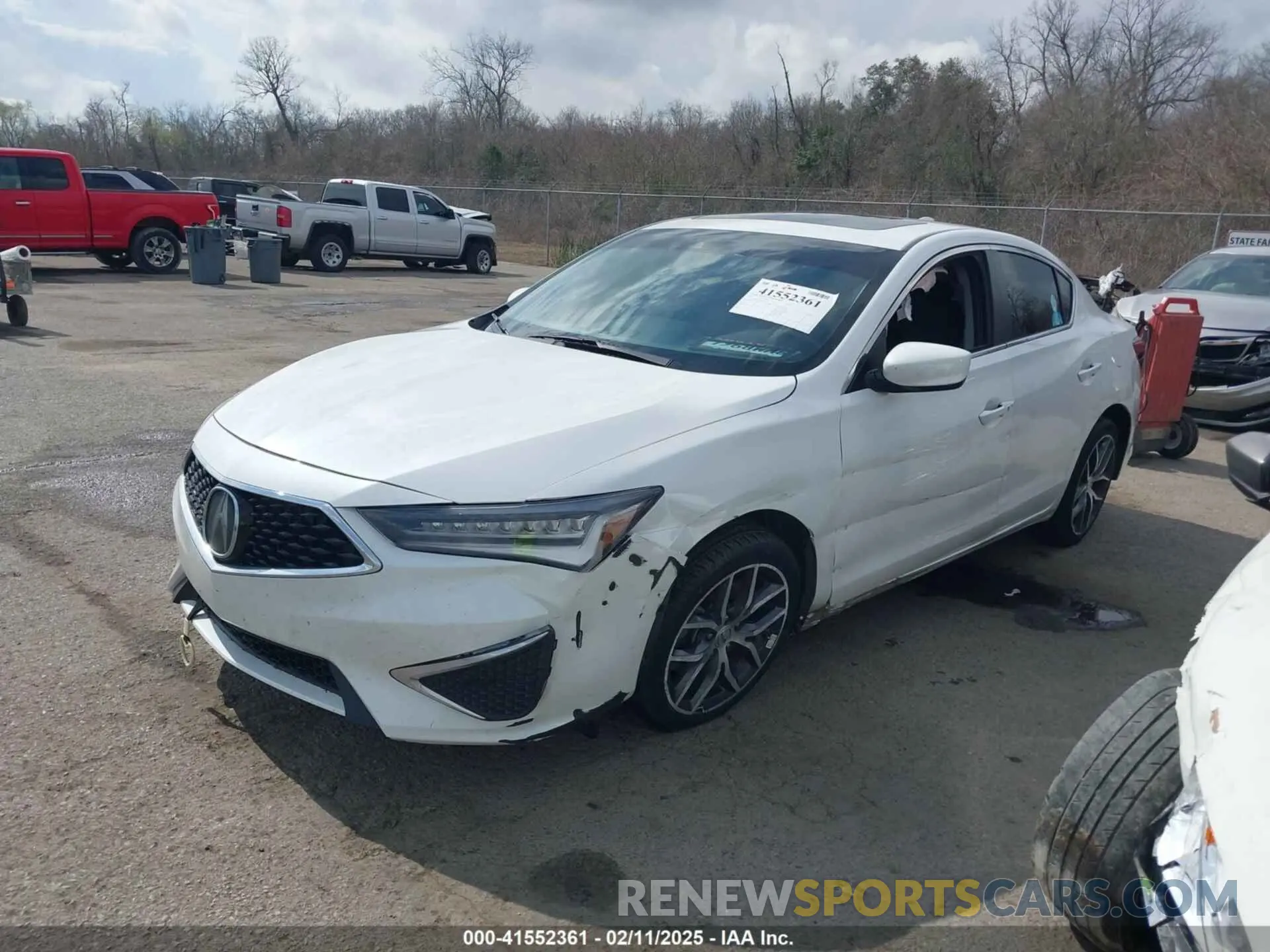 2 fotografías del automóvil dañado 19UDE2F71MA003719 ACURA ILX 2021