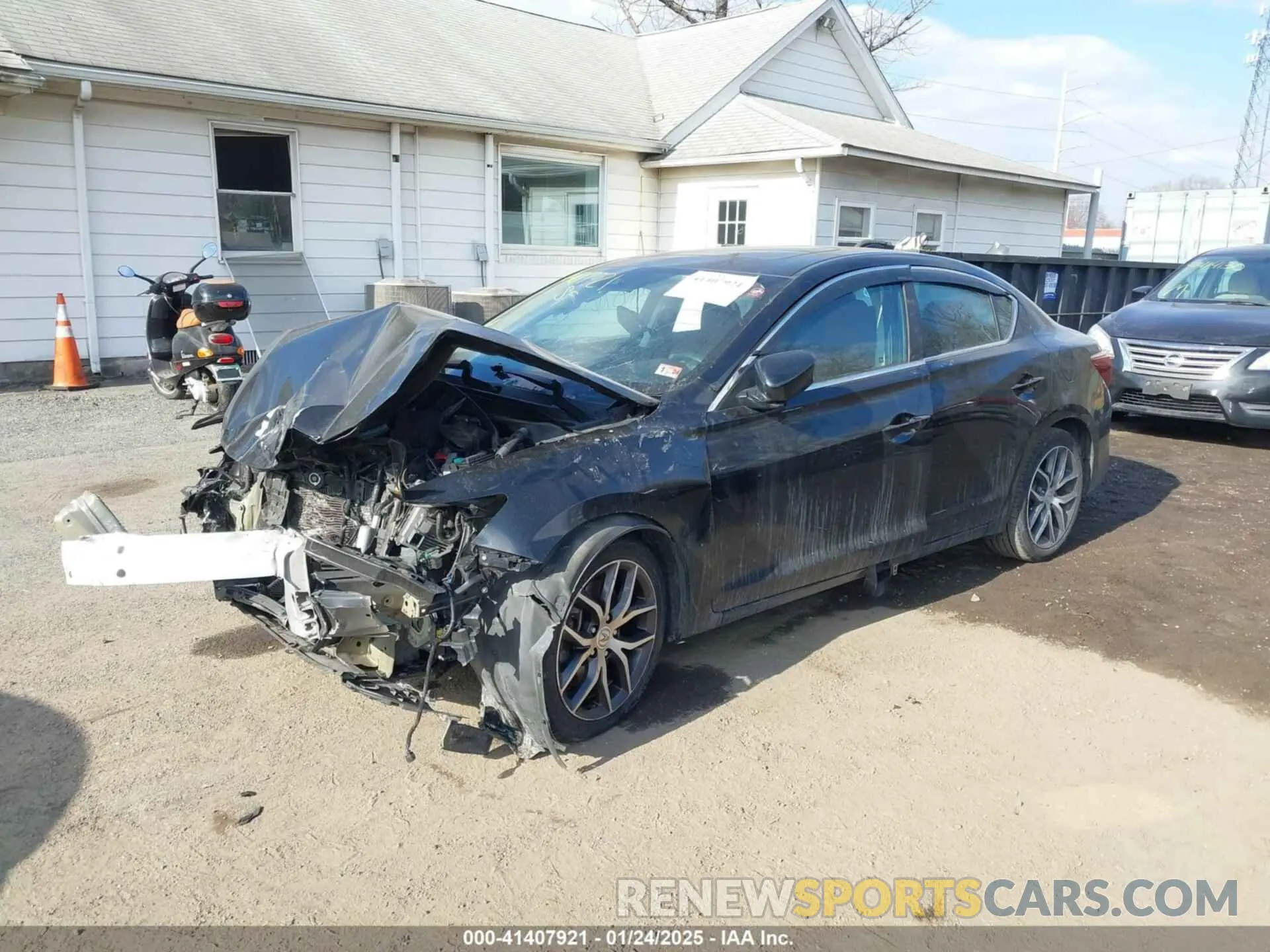 2 fotografías del automóvil dañado 19UDE2F72MA010078 ACURA ILX 2021