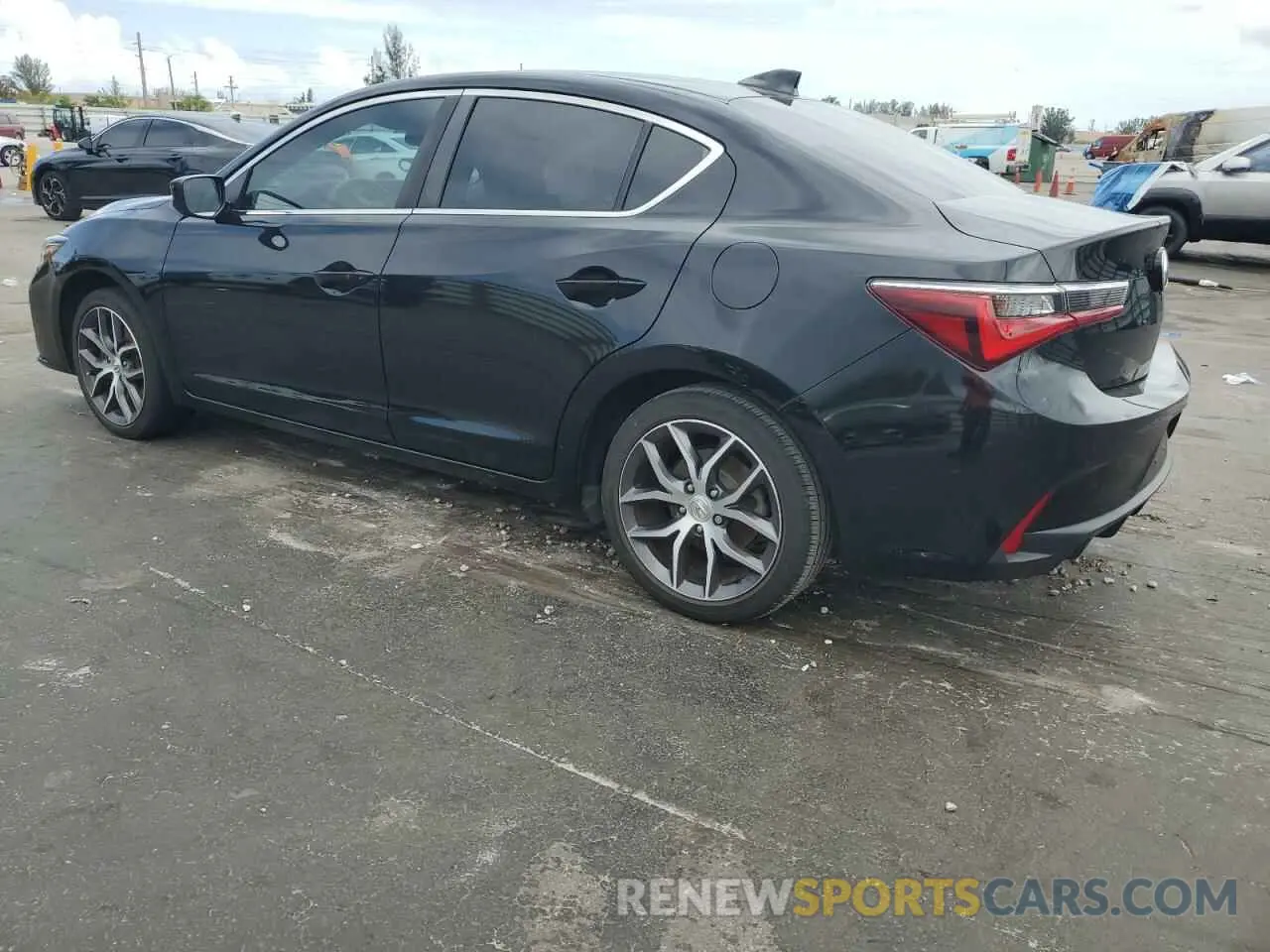2 fotografías del automóvil dañado 19UDE2F73MA011529 ACURA ILX 2021