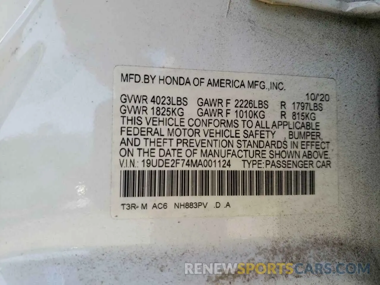 13 fotografías del automóvil dañado 19UDE2F74MA001124 ACURA ILX 2021