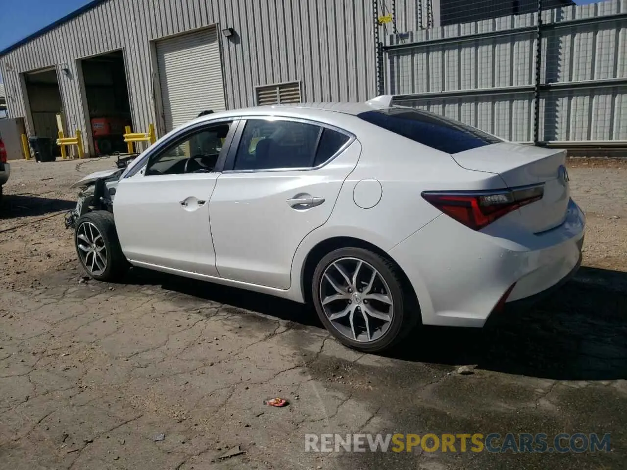 2 fotografías del automóvil dañado 19UDE2F74MA001124 ACURA ILX 2021
